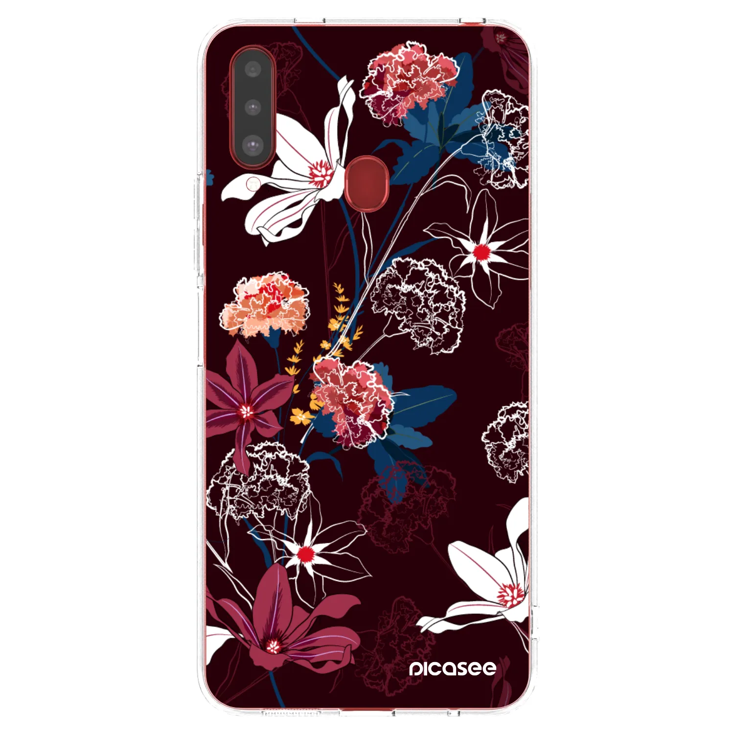 Picasee silikonska prozirna maskica za Samsung Galaxy A20s - Dark Meadow