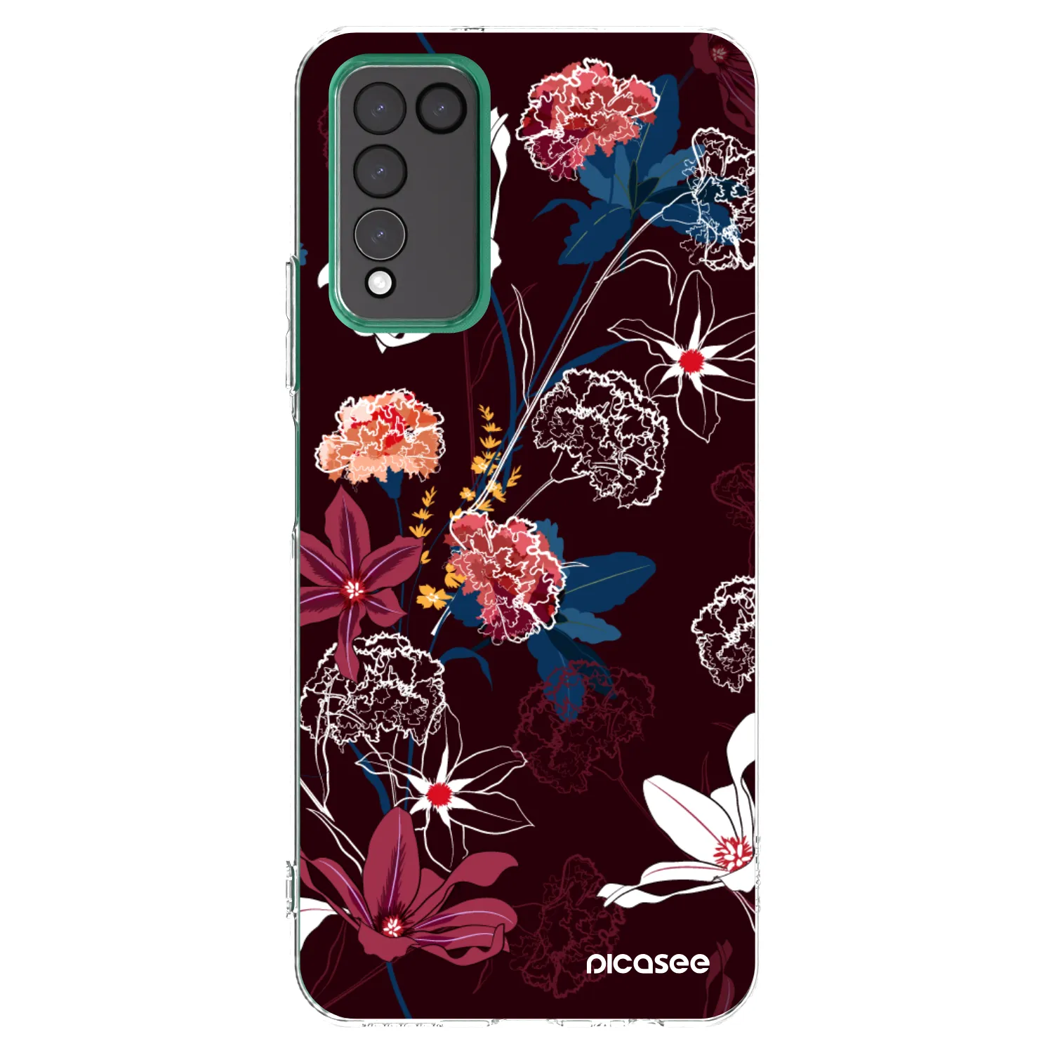 Picasee silikonska prozirna maskica za Honor 10X Lite - Dark Meadow