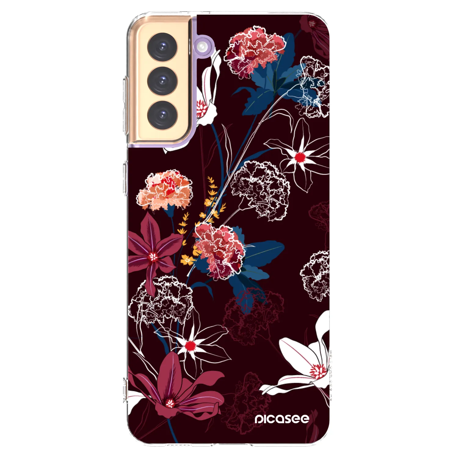 Picasee silikonska prozirna maskica za Samsung Galaxy S21+ 5G G996F - Dark Meadow