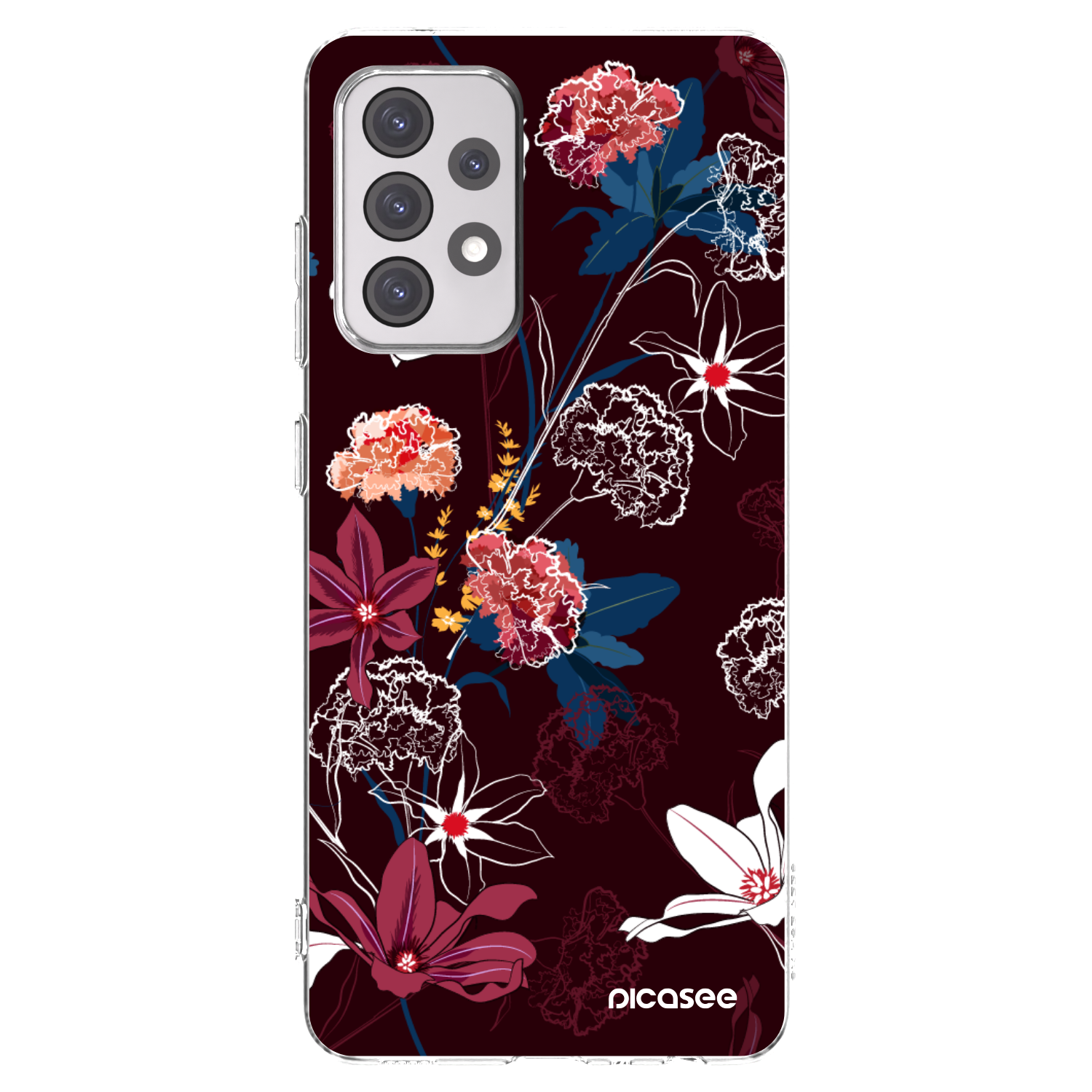 Picasee silikonska prozirna maskica za Samsung Galaxy A52 5G A525F - Dark Meadow