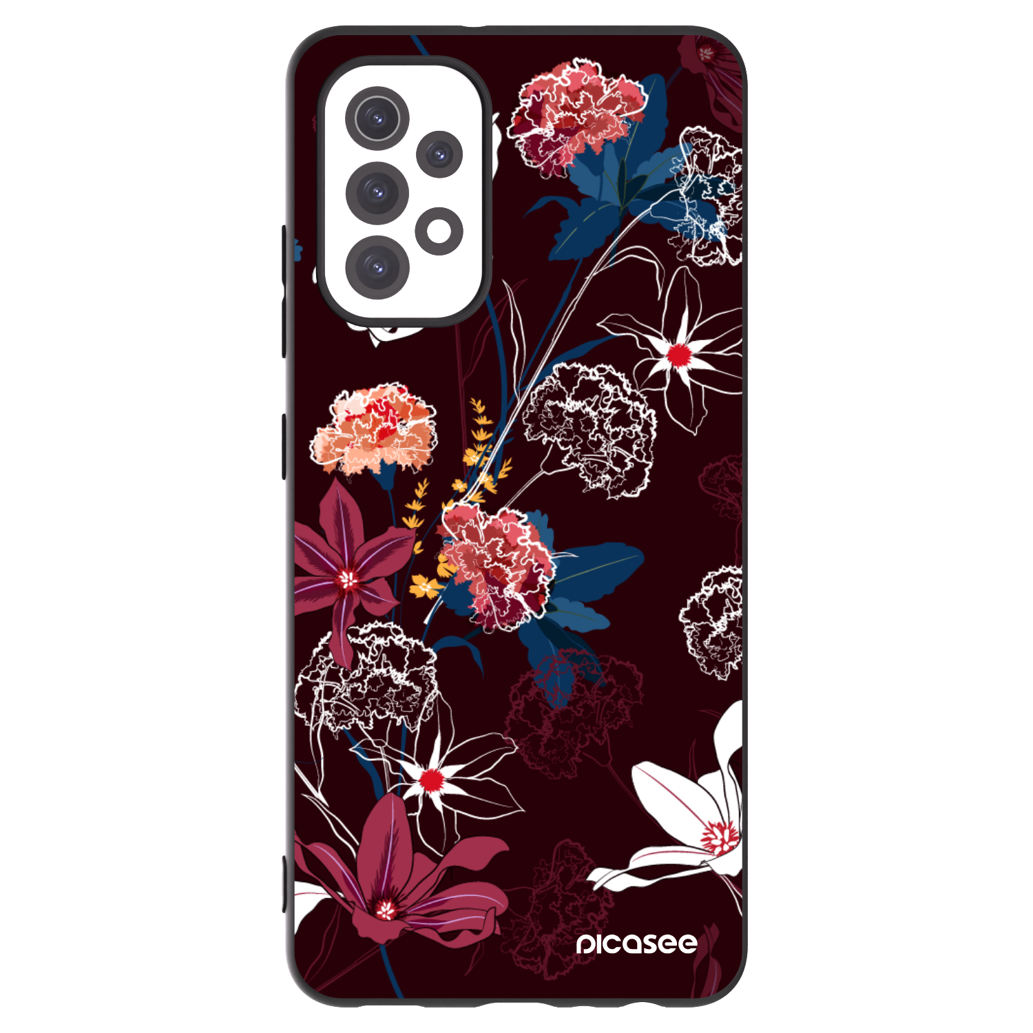 Picasee crna silikonska maskica za Samsung Galaxy A32 5G A326B - Dark Meadow