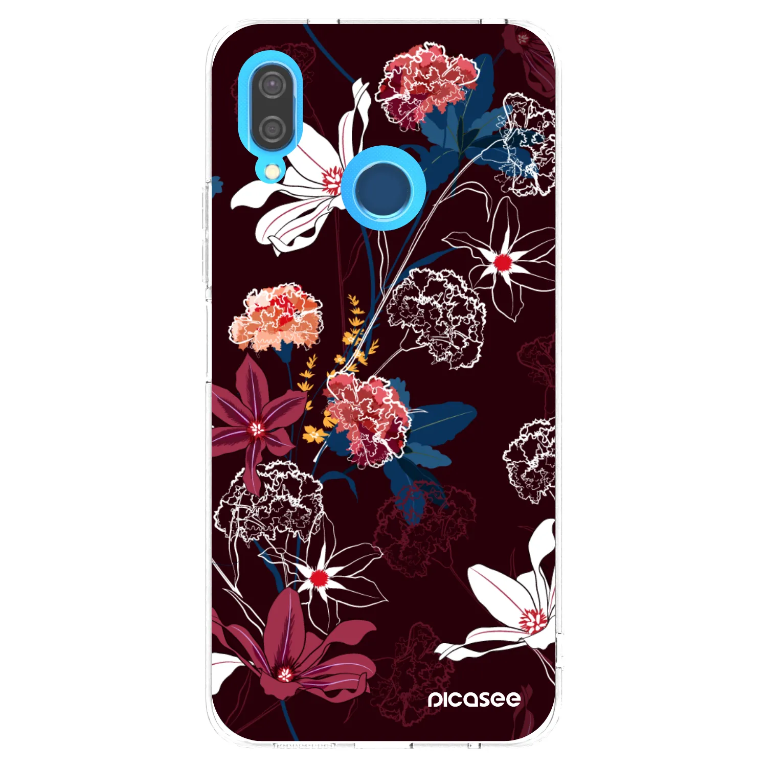 Picasee silikonska prozirna maskica za Huawei P20 Lite - Dark Meadow
