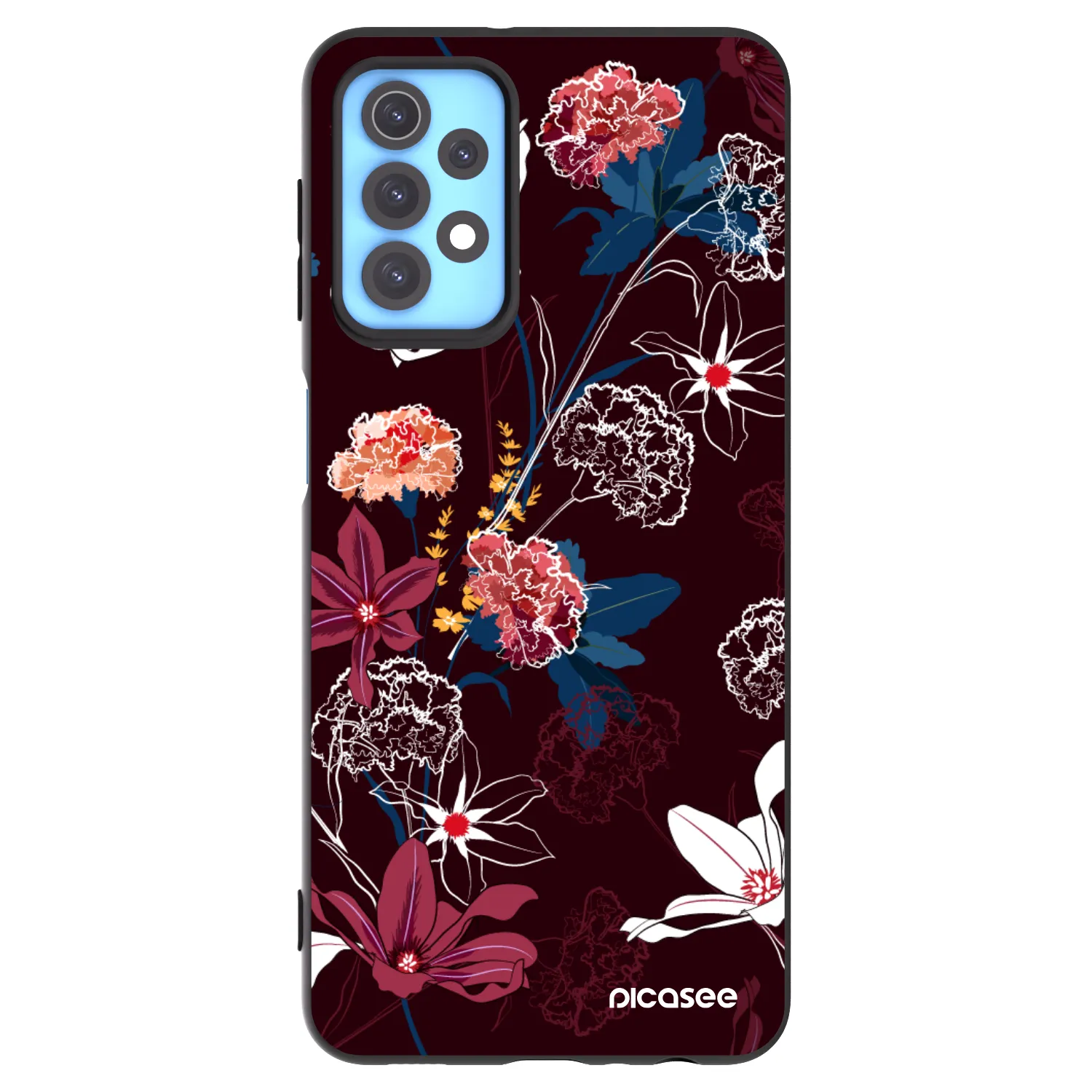Picasee crna silikonska maskica za Samsung Galaxy A32 4G SM-A325F - Dark Meadow