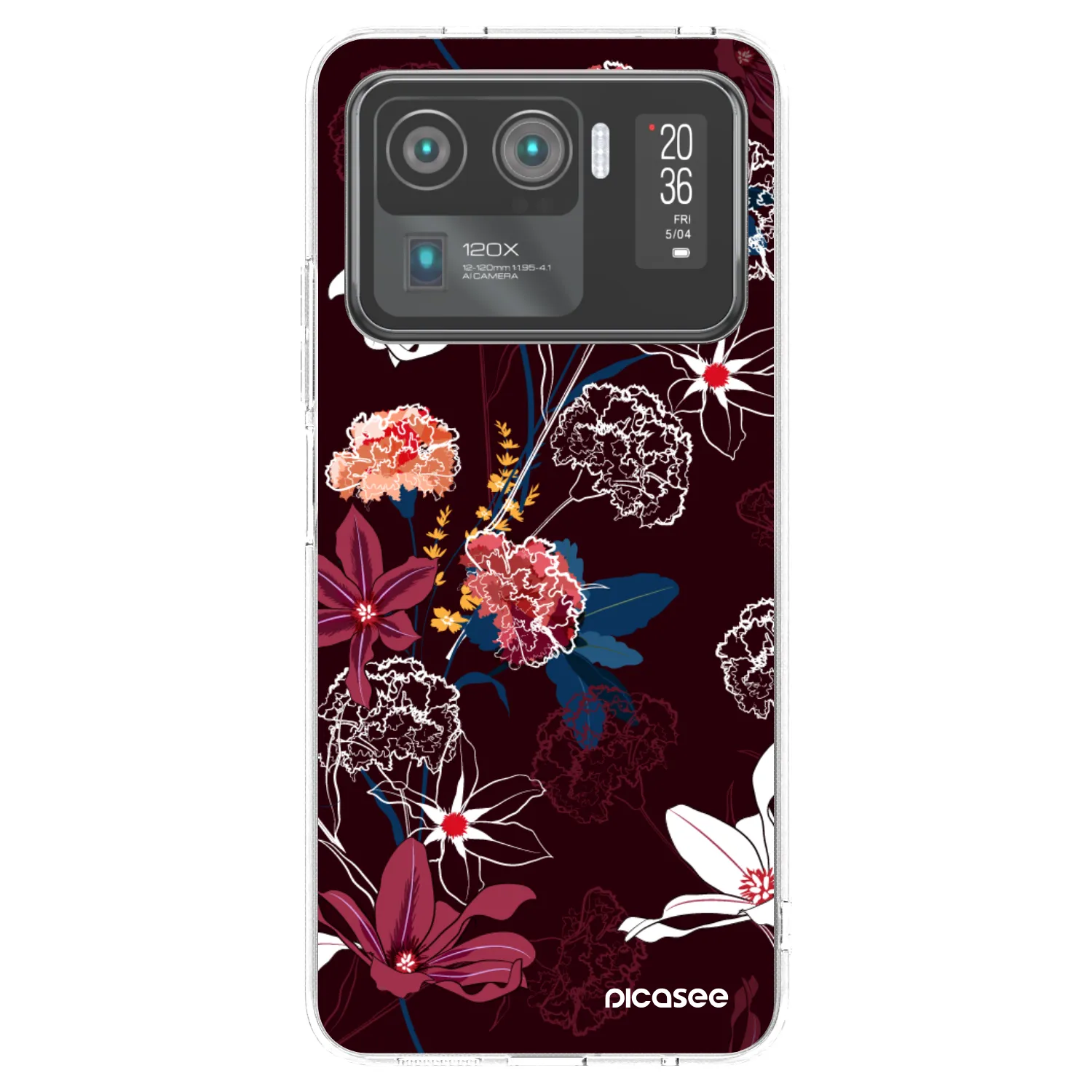 Picasee silikonska prozirna maskica za Xiaomi Mi 11 Ultra - Dark Meadow
