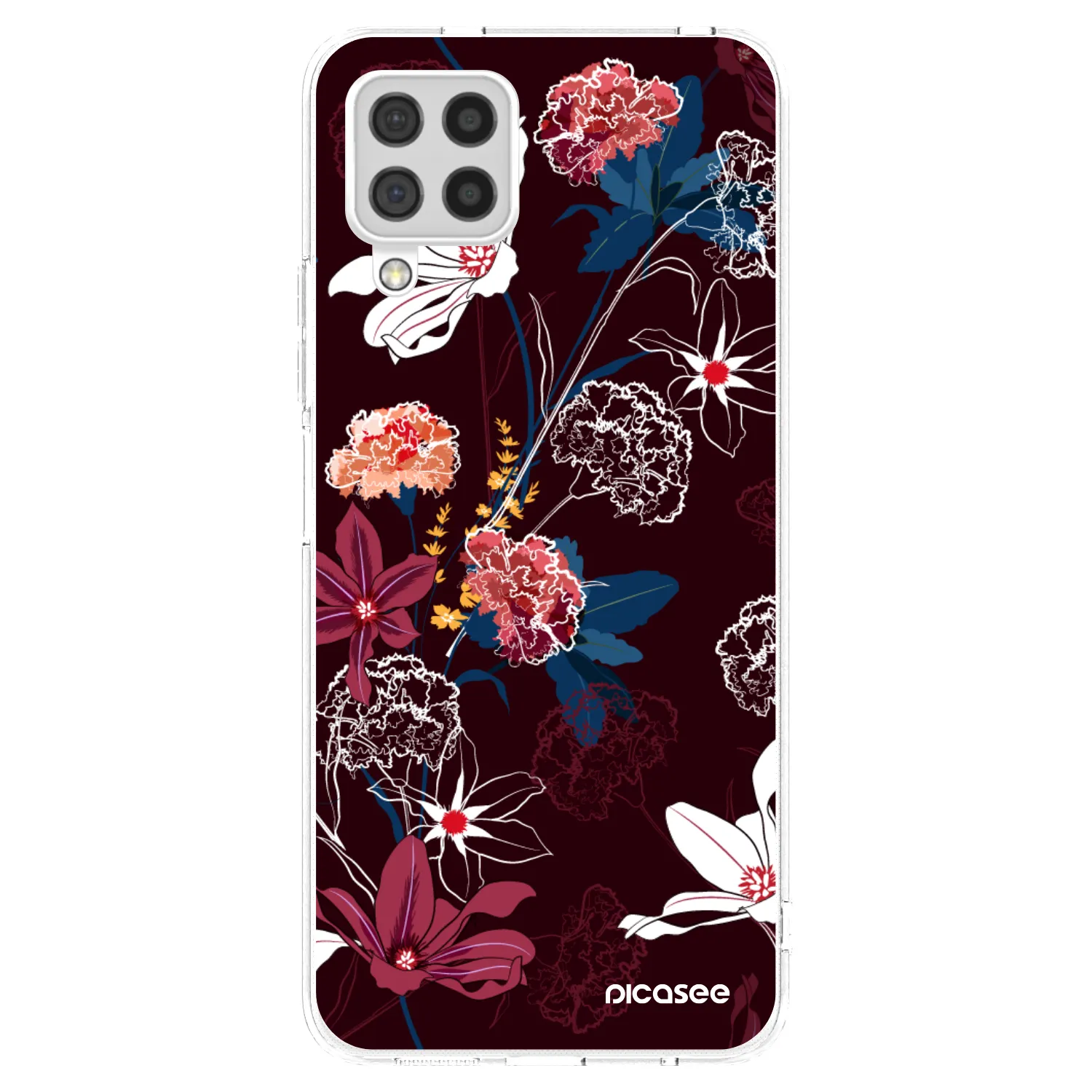 Picasee silikonska prozirna maskica za Samsung Galaxy A22 A225F 4G - Dark Meadow