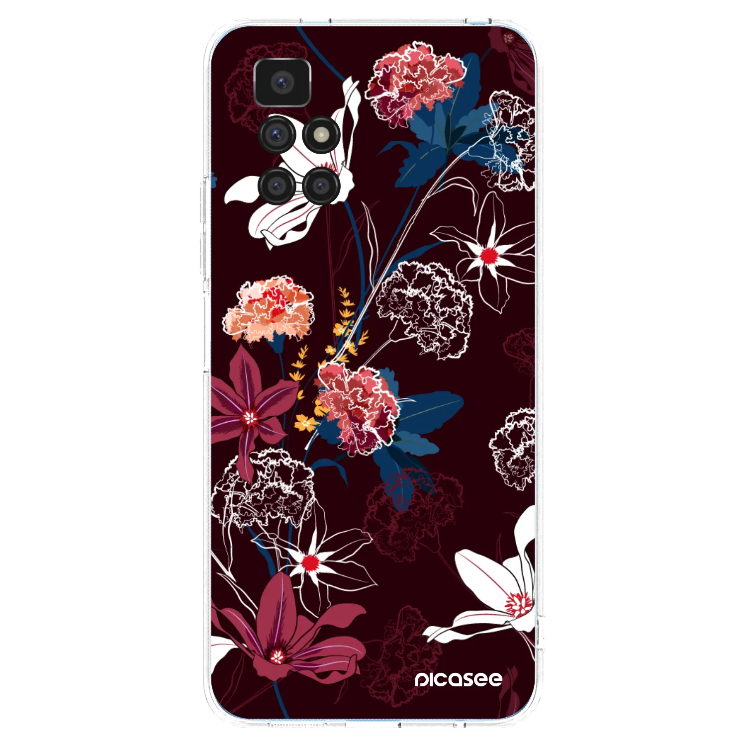 Picasee silikonska prozirna maskica za Xiaomi Redmi 10 - Dark Meadow