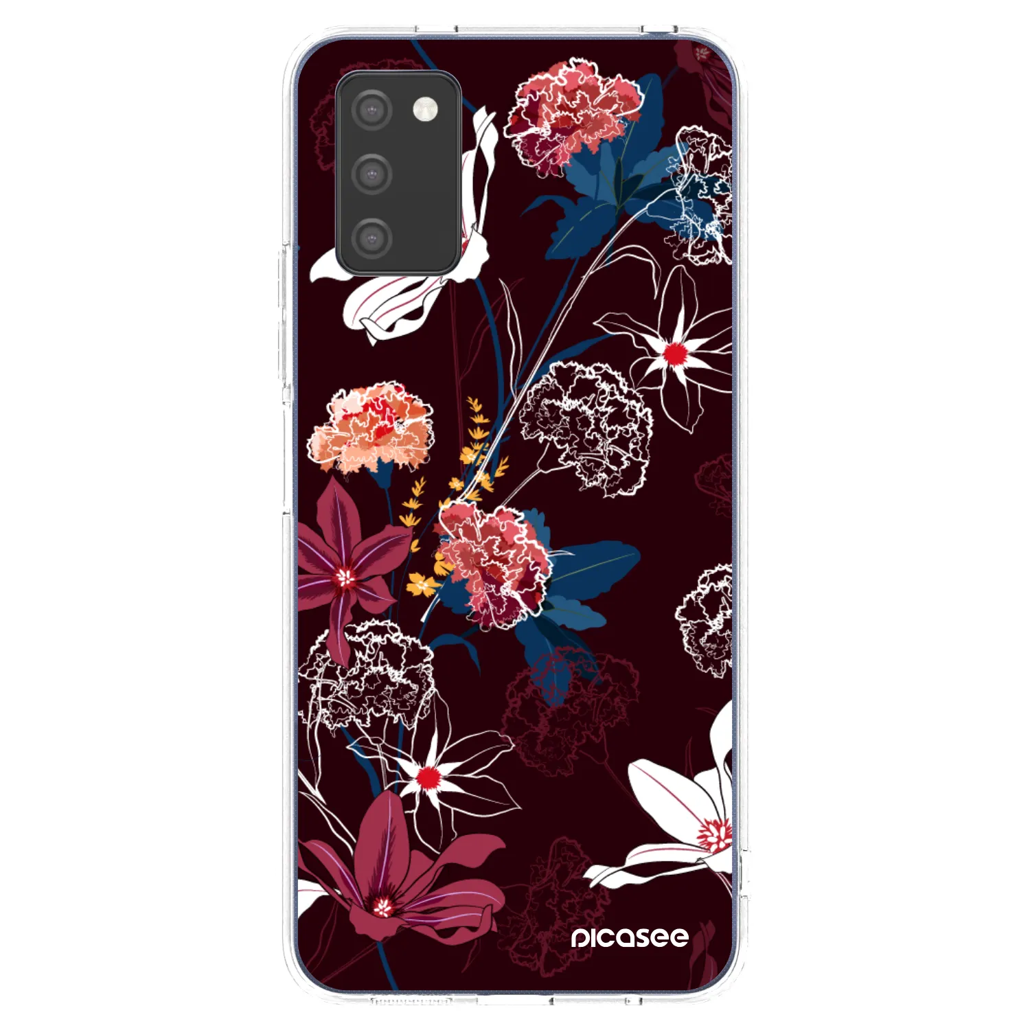 Picasee silikonska prozirna maskica za Samsung Galaxy A03s A037G - Dark Meadow