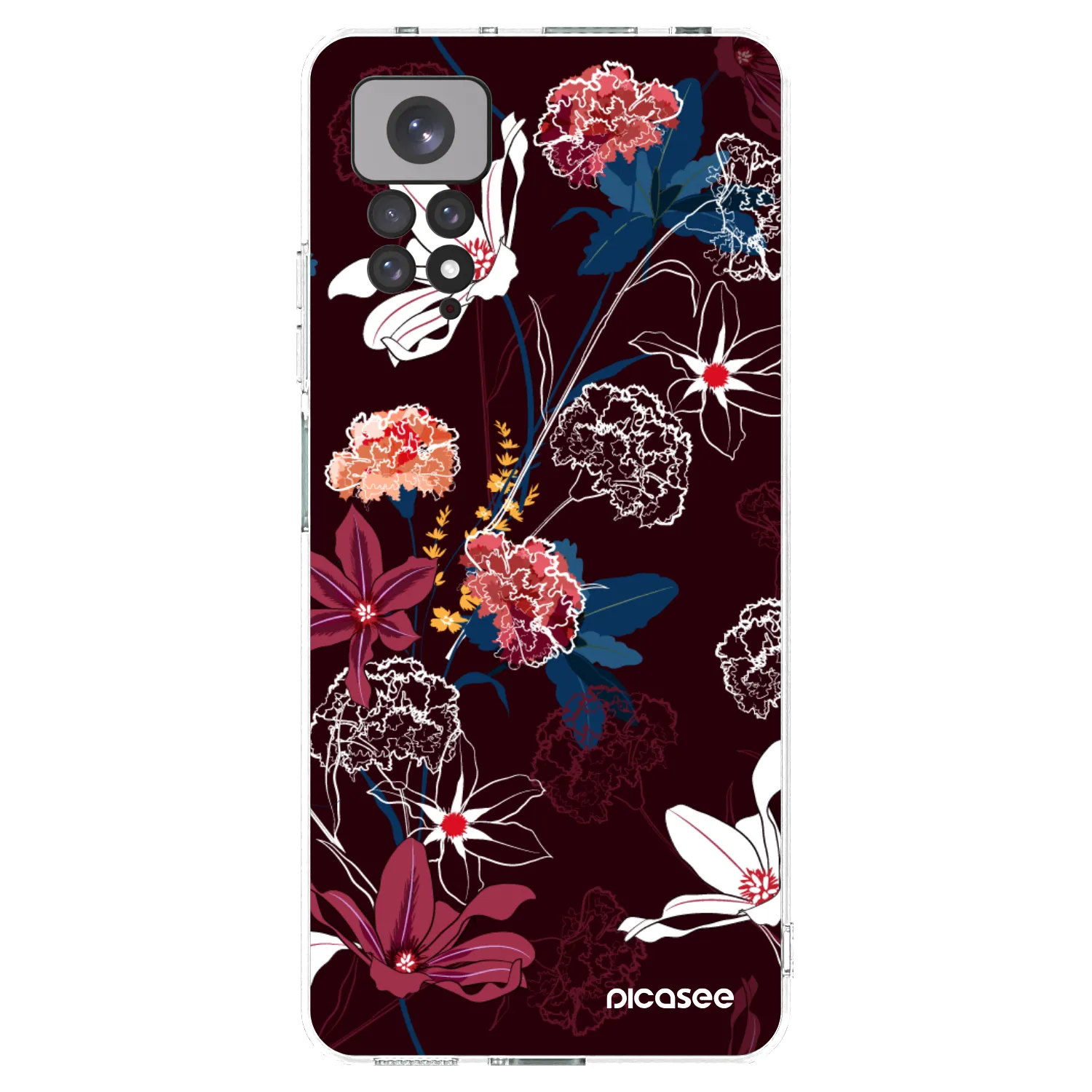 Picasee silikonska prozirna maskica za Xiaomi Redmi Note 11 - Dark Meadow