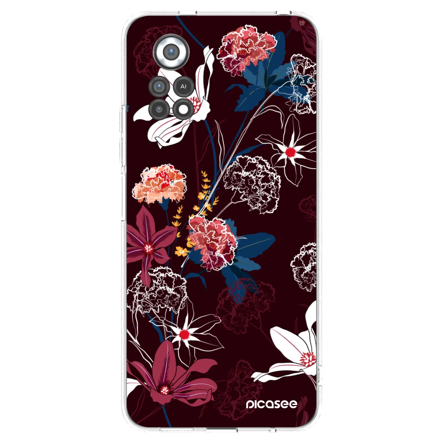 Picasee silikonska prozirna maskica za Xiaomi Poco X4 Pro 5G - Dark Meadow