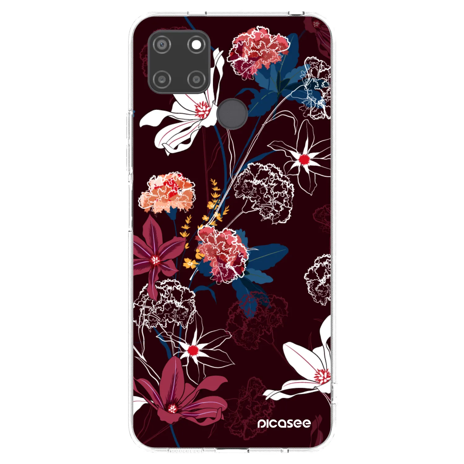 Picasee silikonska prozirna maskica za Realme C21Y - Dark Meadow
