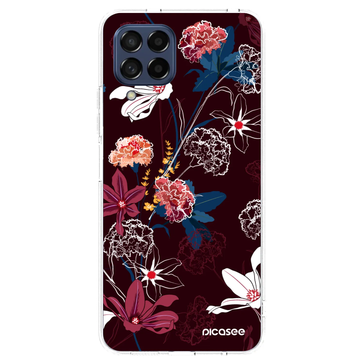 Picasee silikonska prozirna maskica za Samsung Galaxy M53 5G - Dark Meadow