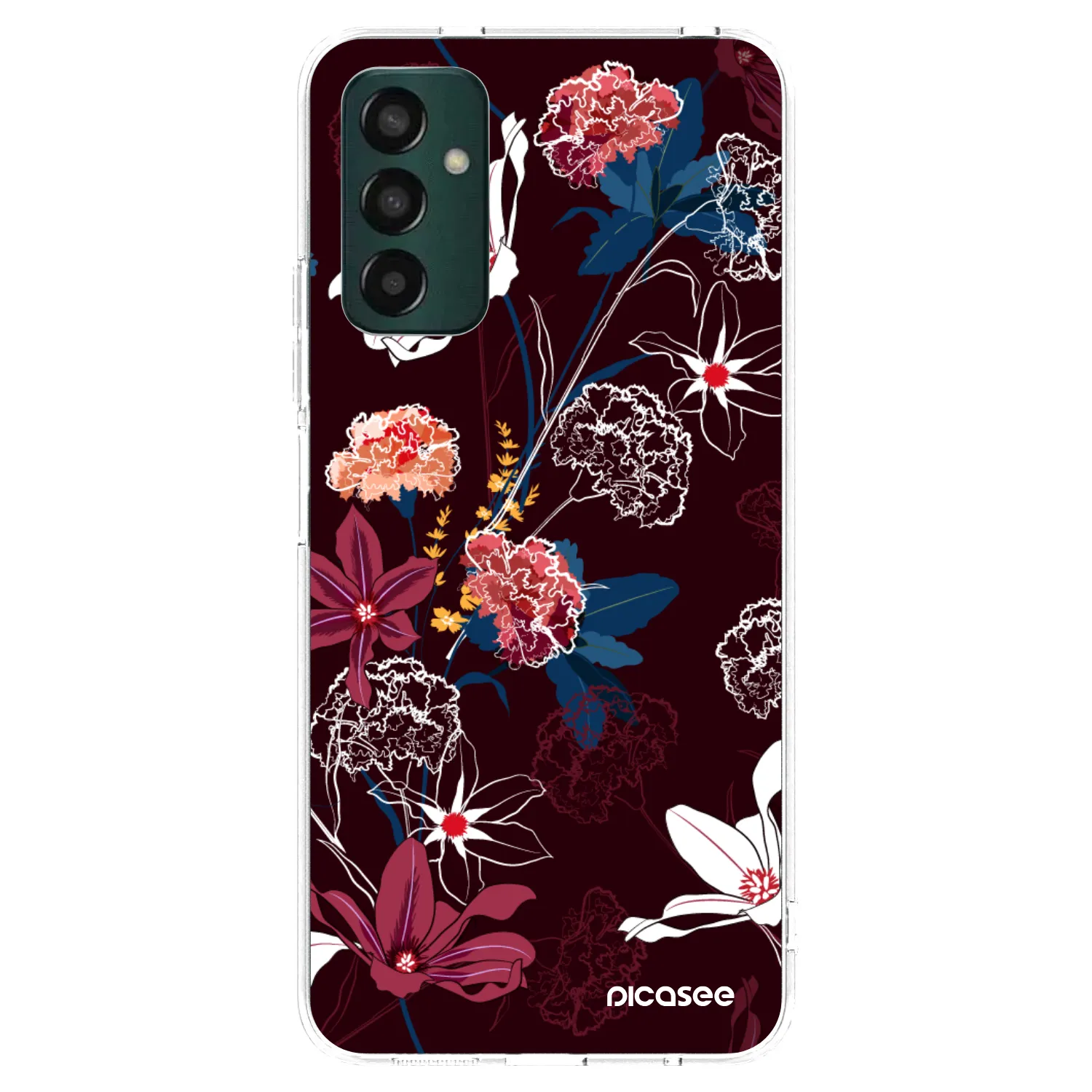 Picasee silikonska prozirna maskica za Samsung Galaxy M13 M135F - Dark Meadow
