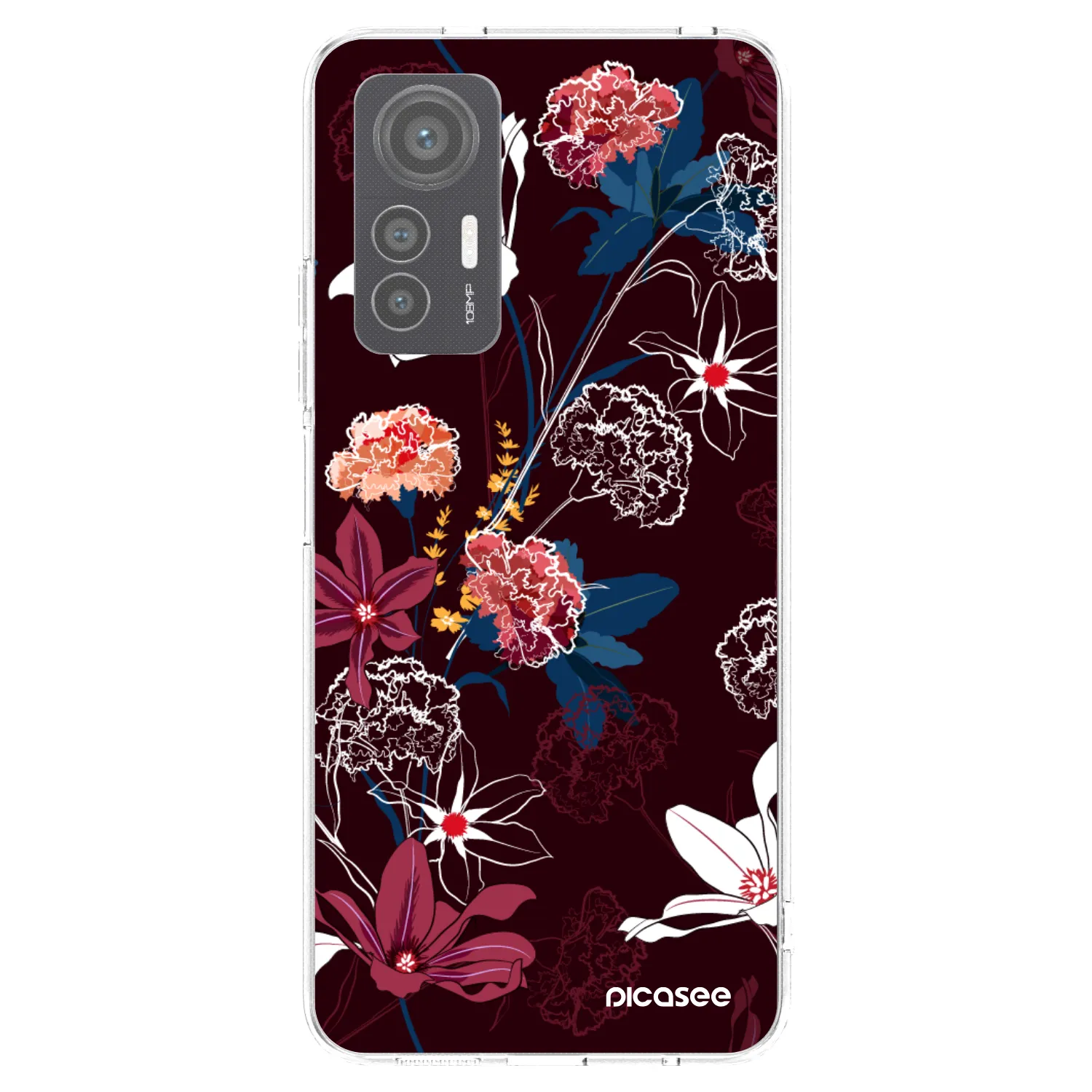 Picasee silikonska prozirna maskica za Xiaomi 12 Lite - Dark Meadow
