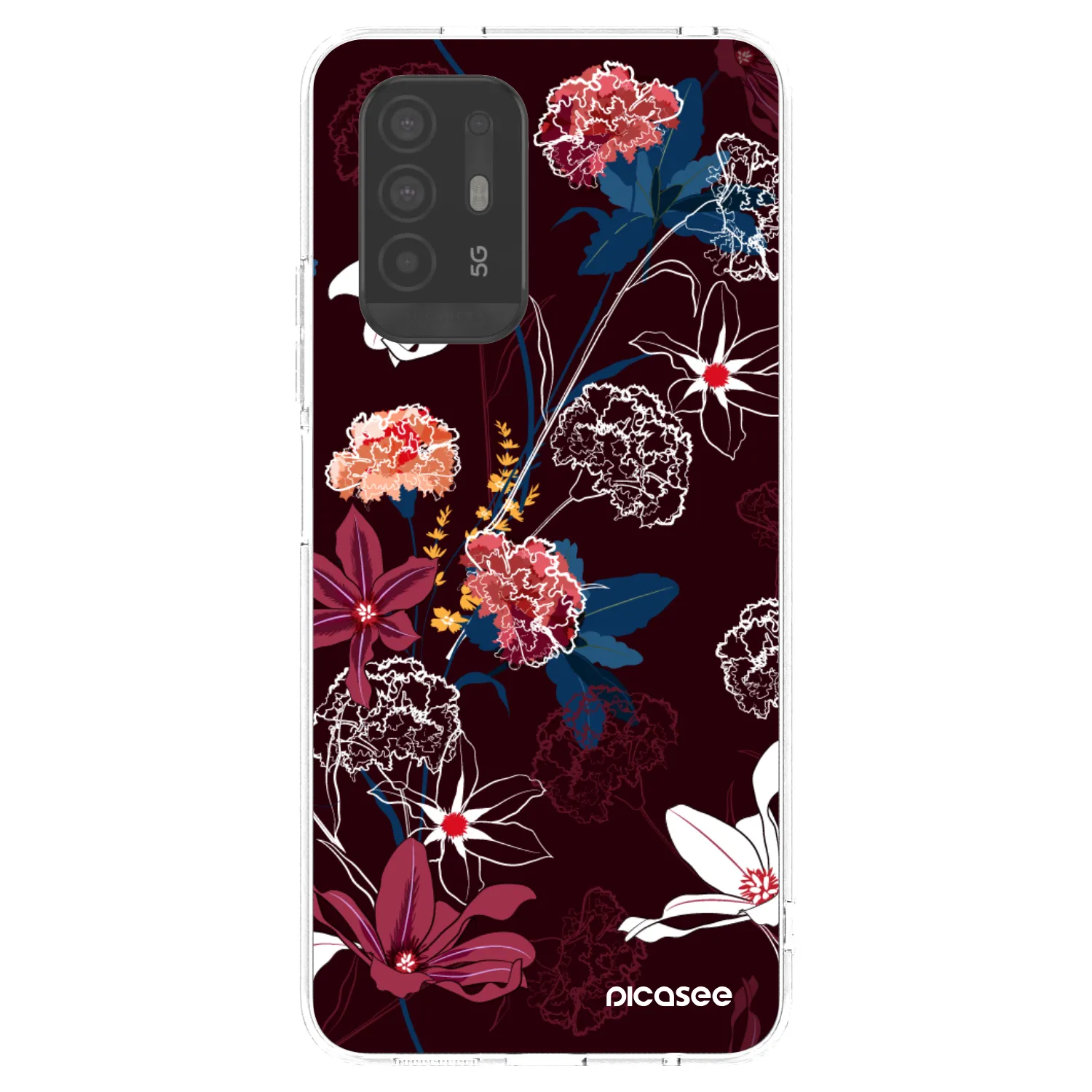 Picasee silikonska prozirna maskica za OPPO A94 5G - Dark Meadow