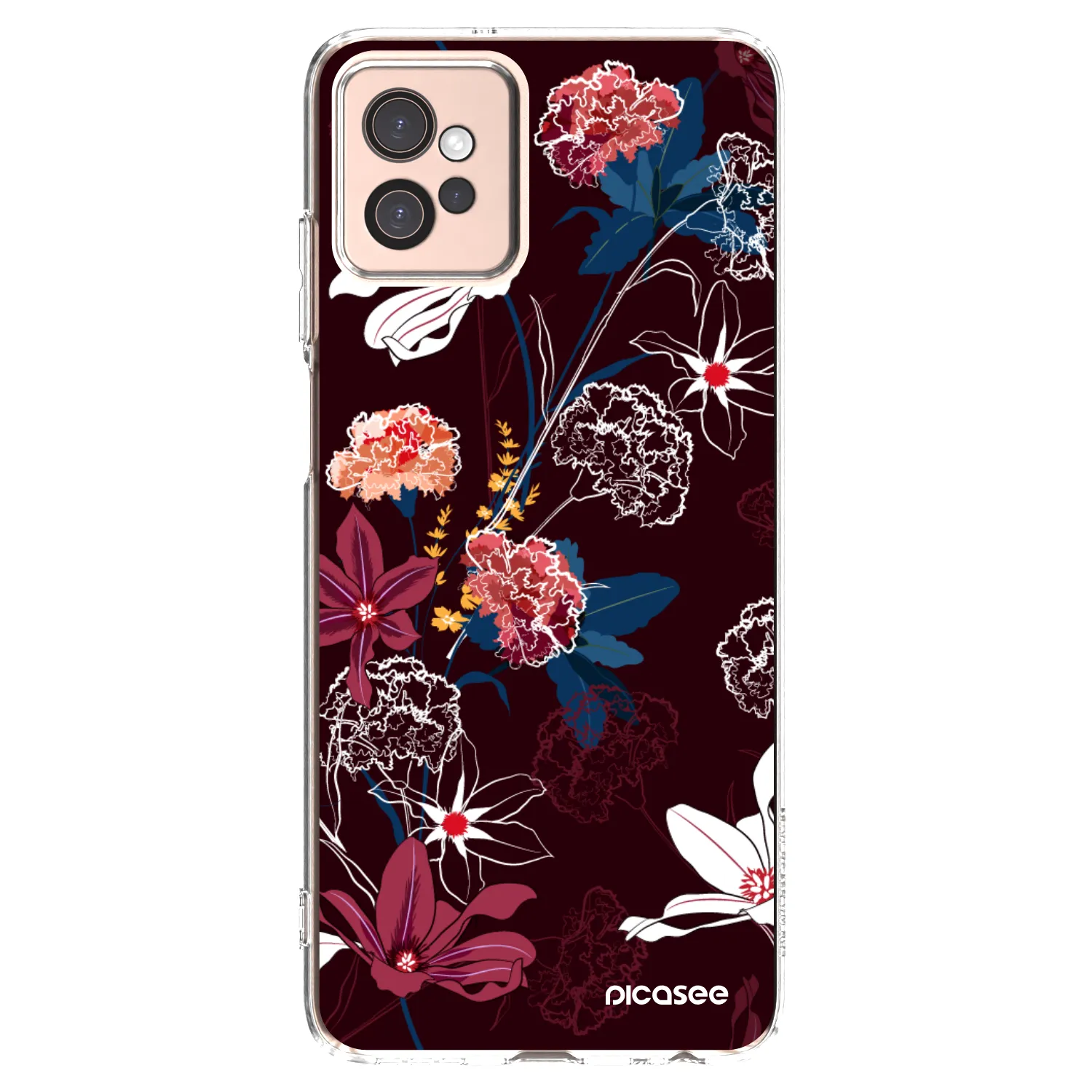 Picasee silikonska prozirna maskica za Motorola Moto G32 - Dark Meadow