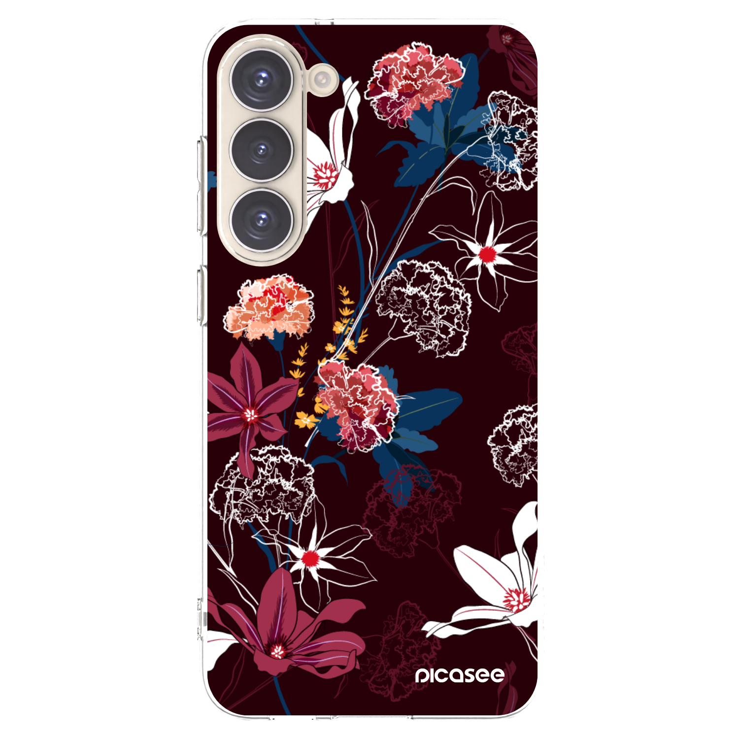 Picasee silikonska prozirna maskica za Samsung Galaxy S23+ 5G - Dark Meadow
