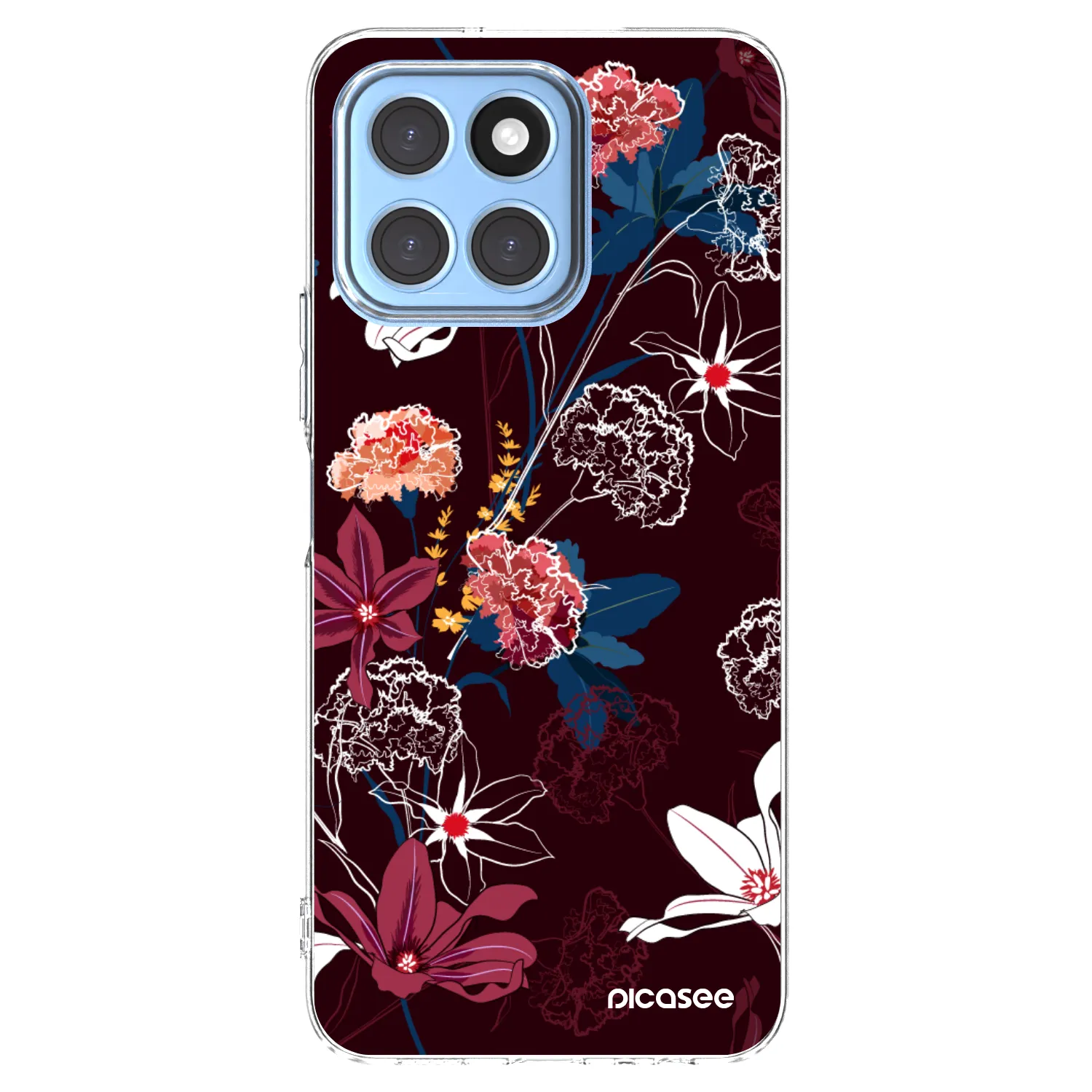 Picasee silikonska prozirna maskica za Honor X8 5G - Dark Meadow