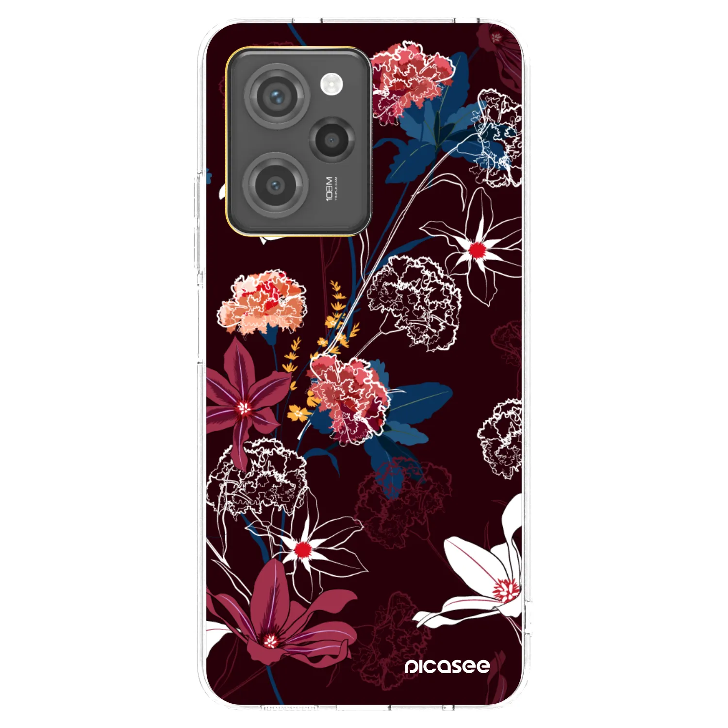 Picasee crna silikonska maskica za Xiaomi Poco X5 Pro - Dark Meadow