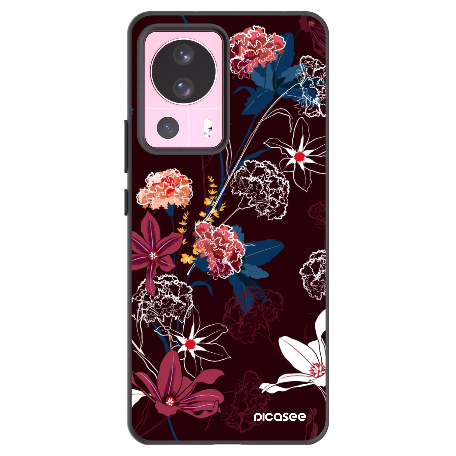 Picasee crna silikonska maskica za Xiaomi 13 Lite - Dark Meadow