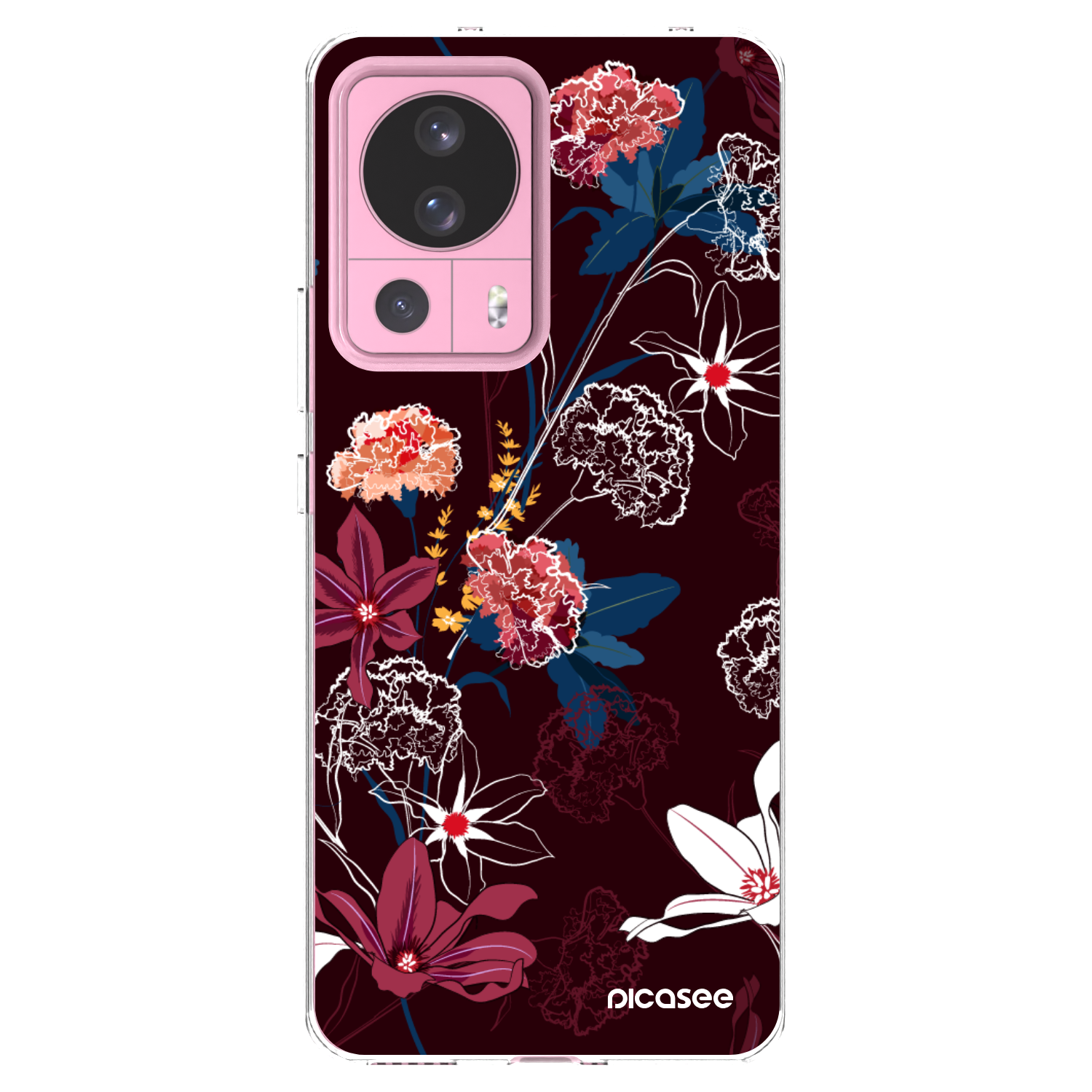 Picasee silikonska prozirna maskica za Xiaomi 13 Lite - Dark Meadow