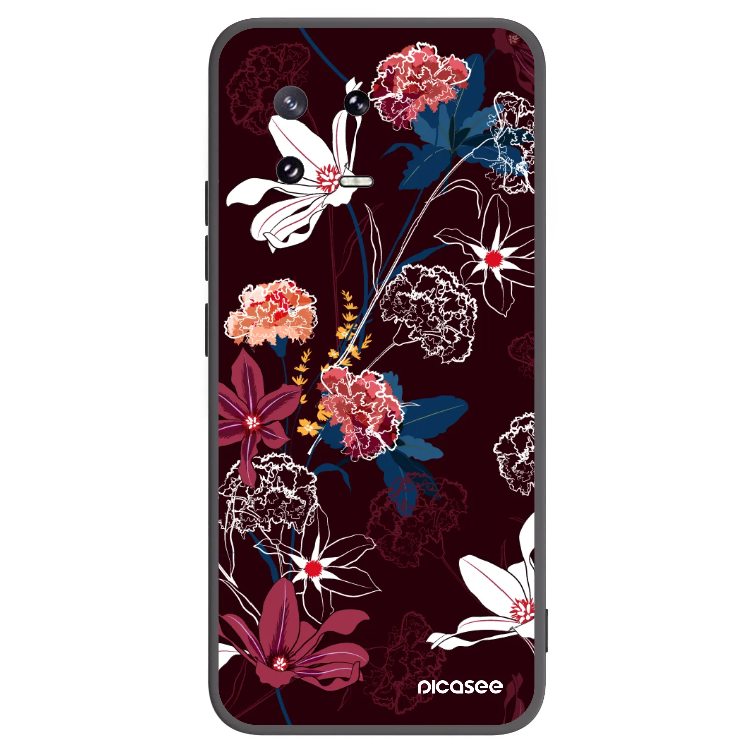 Picasee crna silikonska maskica za Xiaomi 13 Pro - Dark Meadow