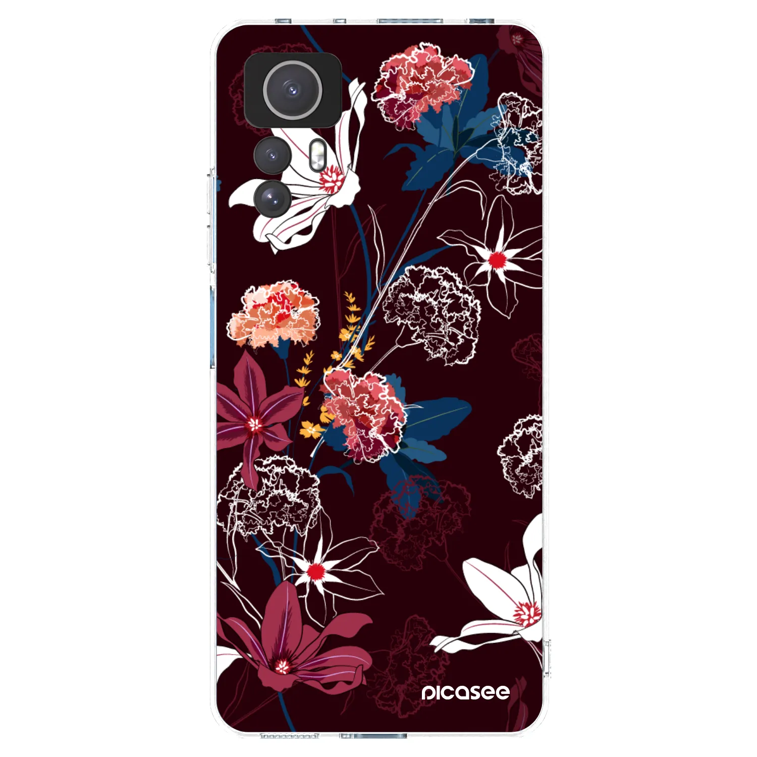 Picasee silikonska prozirna maskica za Xiaomi Redmi Note 12S - Dark Meadow