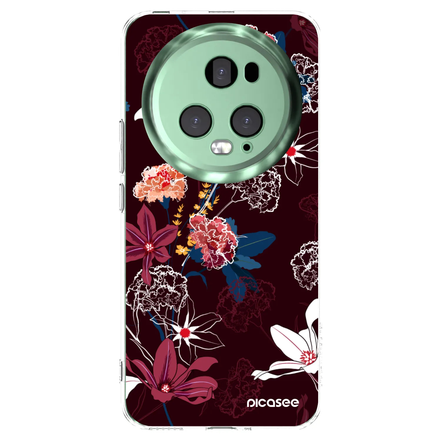 Picasee silikonska prozirna maskica za Honor Magic5 Pro - Dark Meadow