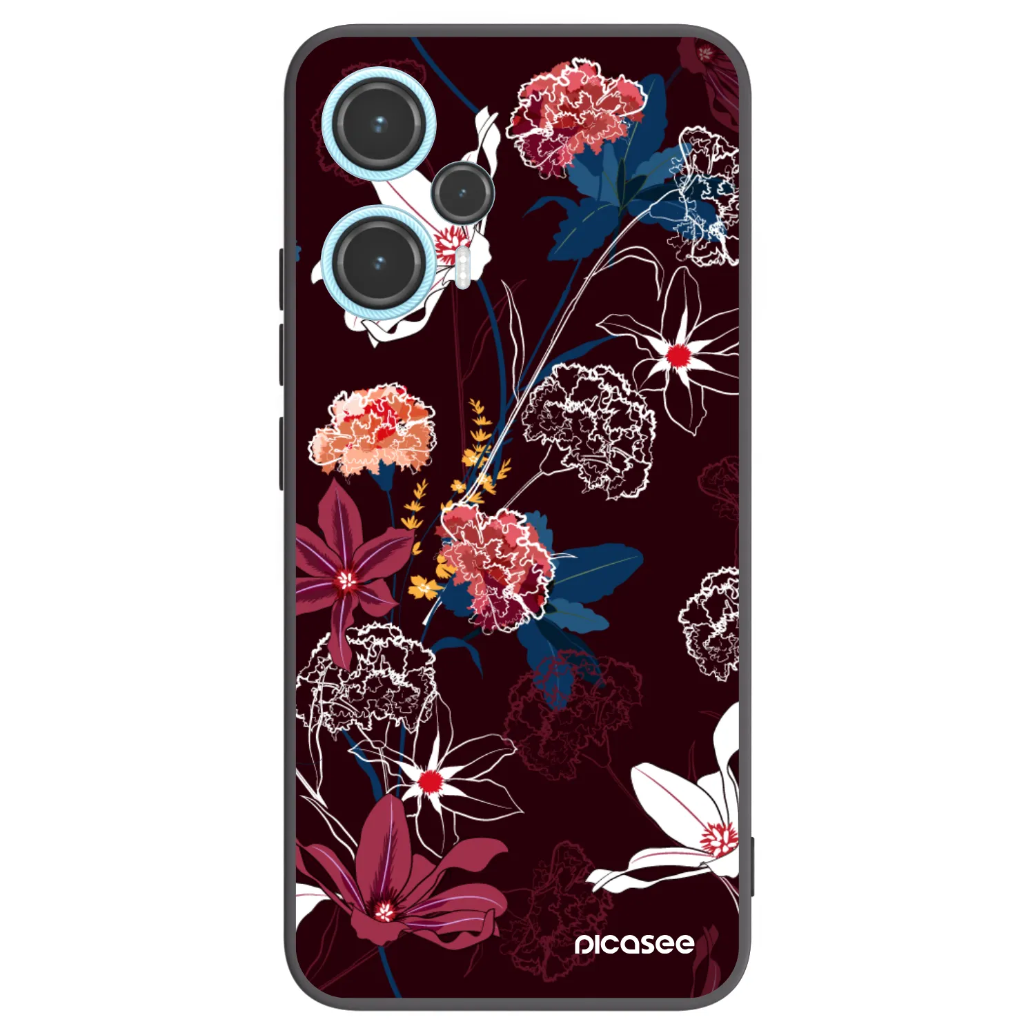Picasee crna silikonska maskica za Xiaomi Poco F5 - Dark Meadow