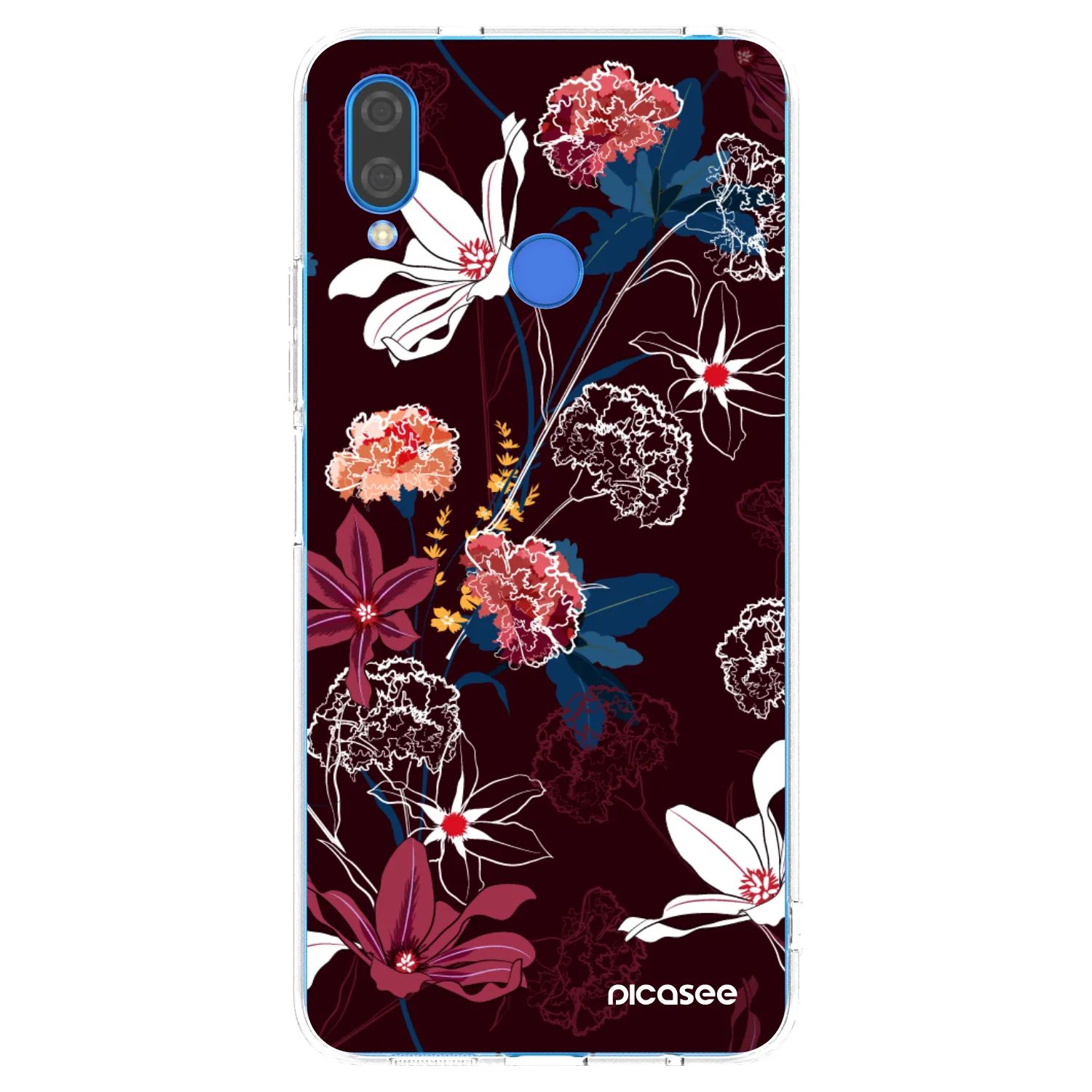 Picasee silikonska prozirna maskica za Huawei Nova 3i - Dark Meadow