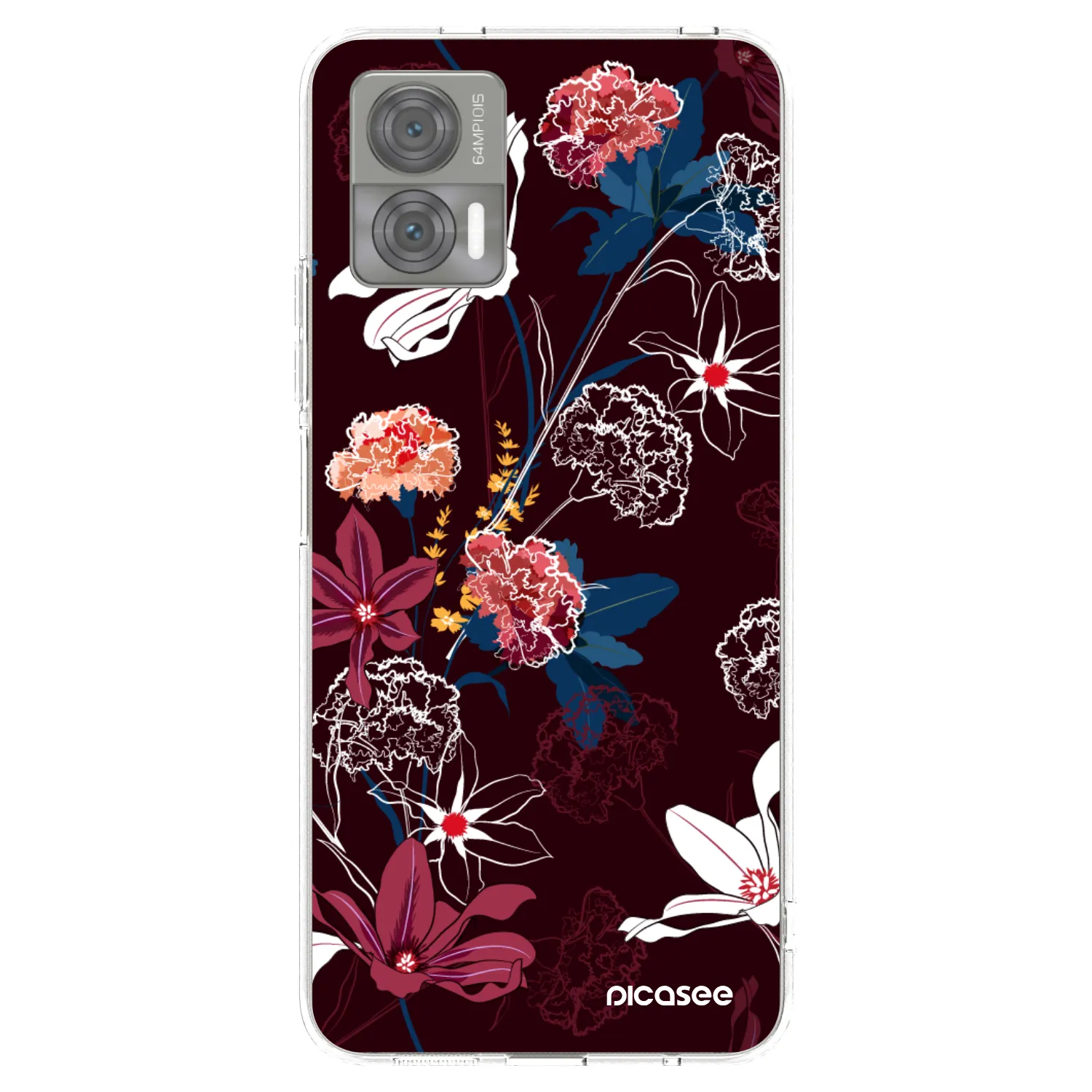 Picasee silikonska prozirna maskica za Motorola Edge 30 Neo - Dark Meadow