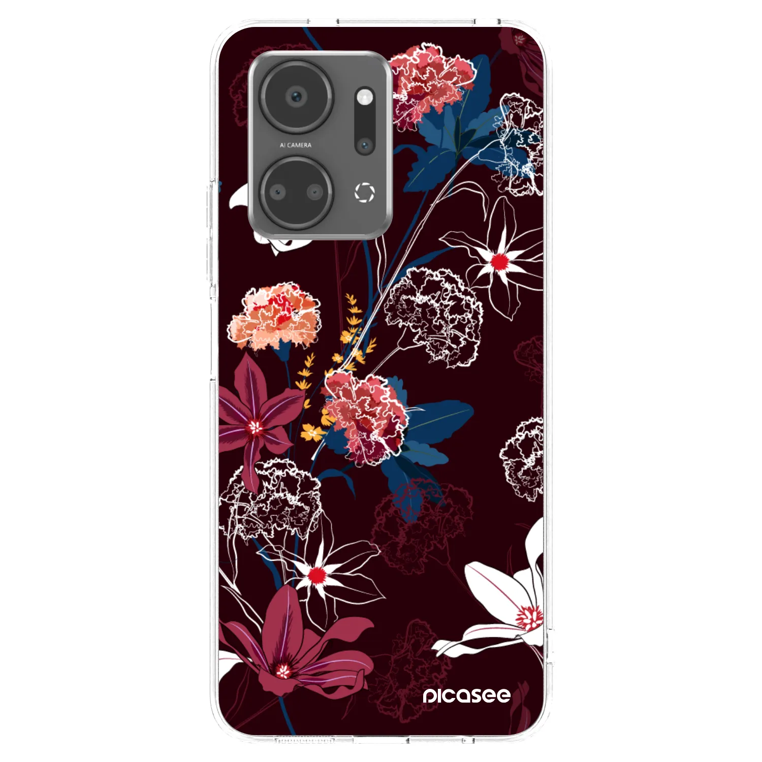 Picasee silikonska prozirna maskica za Honor X7a - Dark Meadow