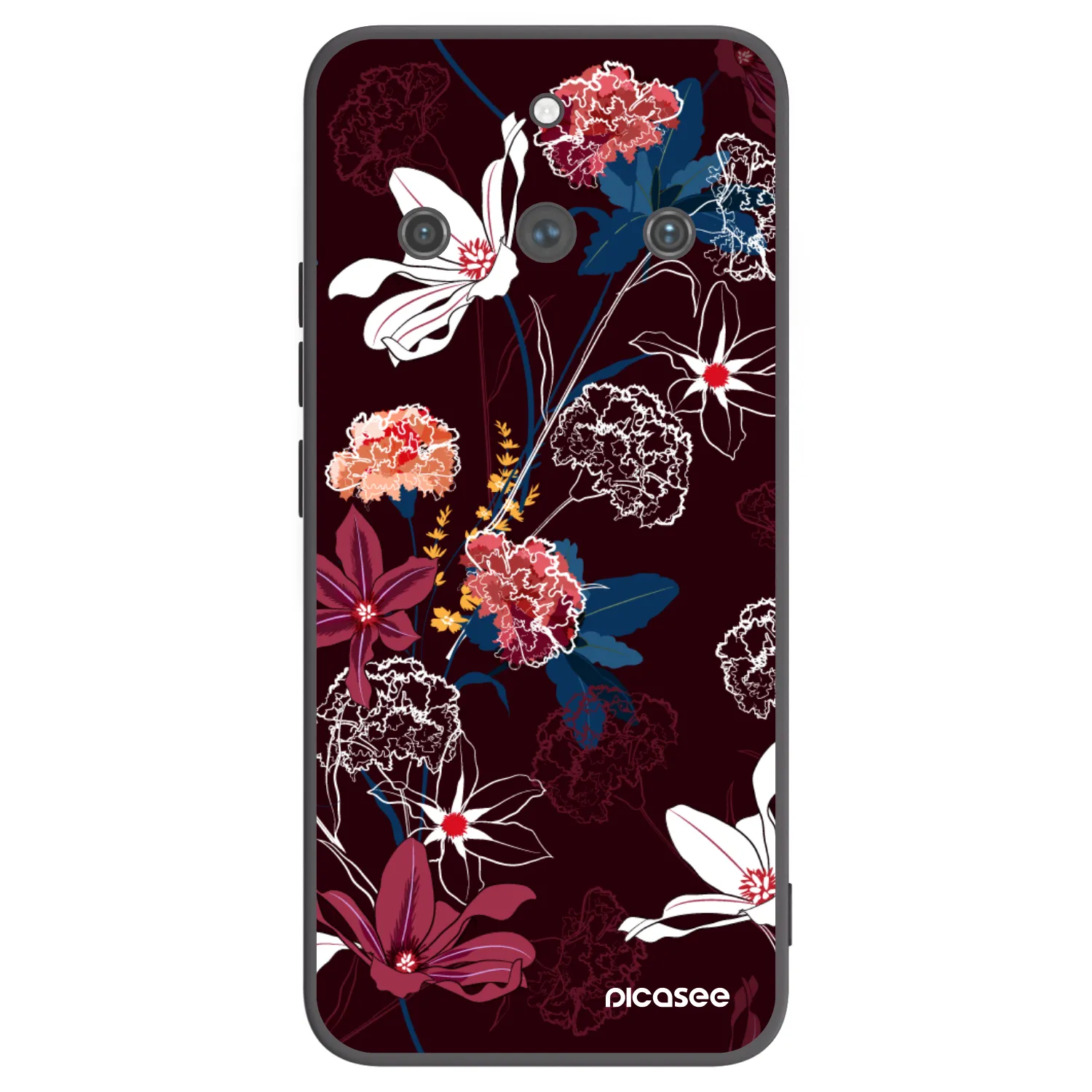 Picasee crna silikonska maskica za Realme 11 Pro+ - Dark Meadow