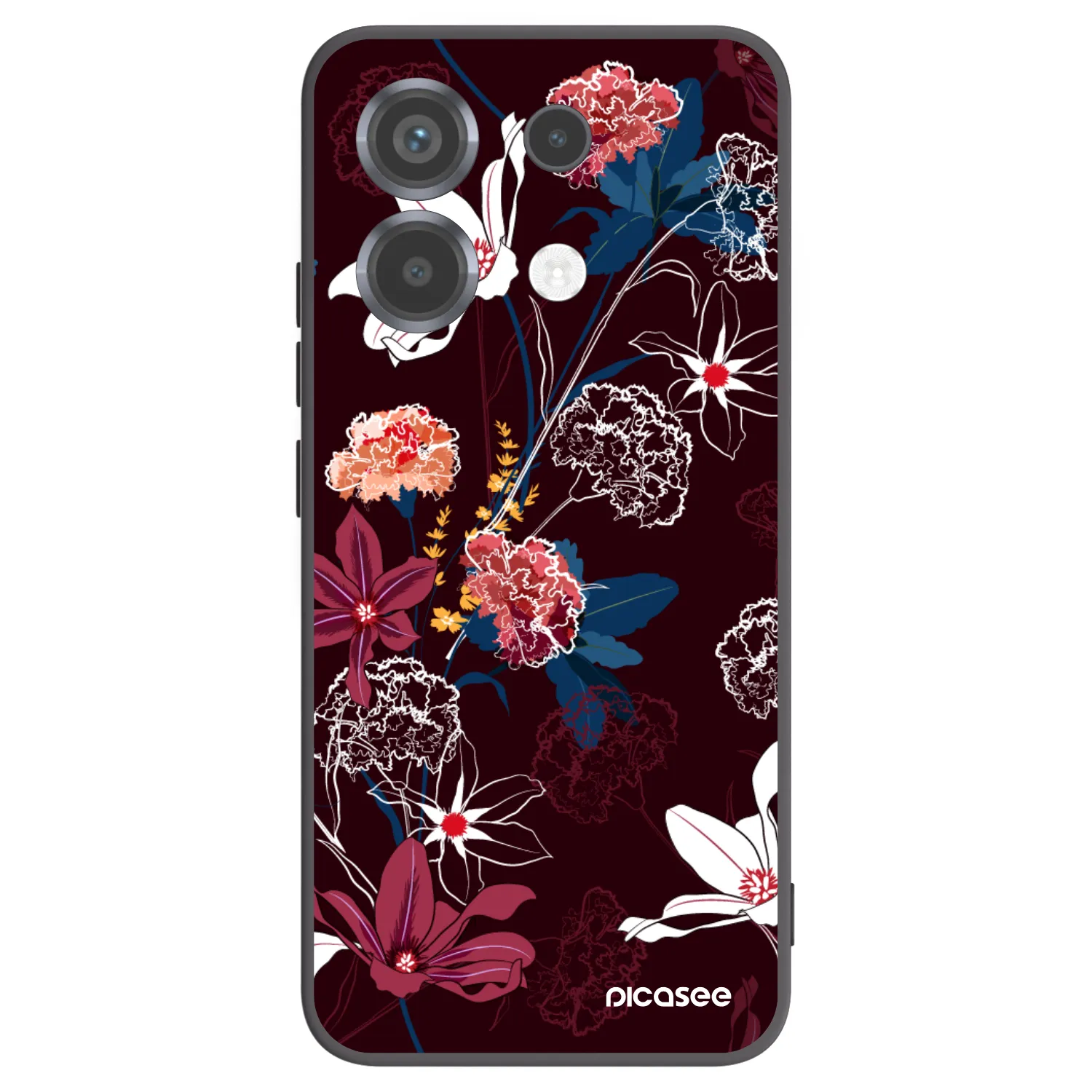 Picasee crna silikonska maskica za Xiaomi Poco X6 - Dark Meadow
