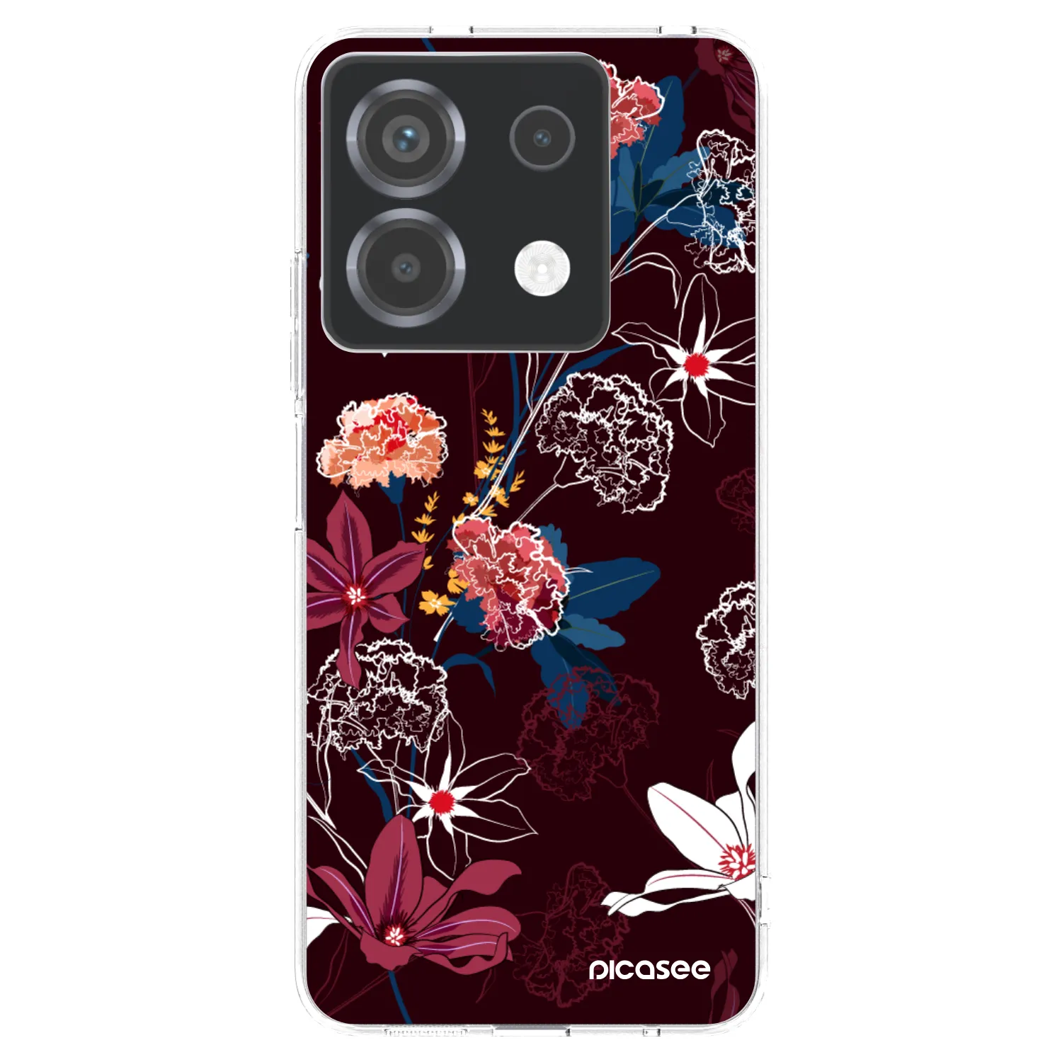 Picasee silikonska prozirna maskica za Xiaomi Poco X6 - Dark Meadow