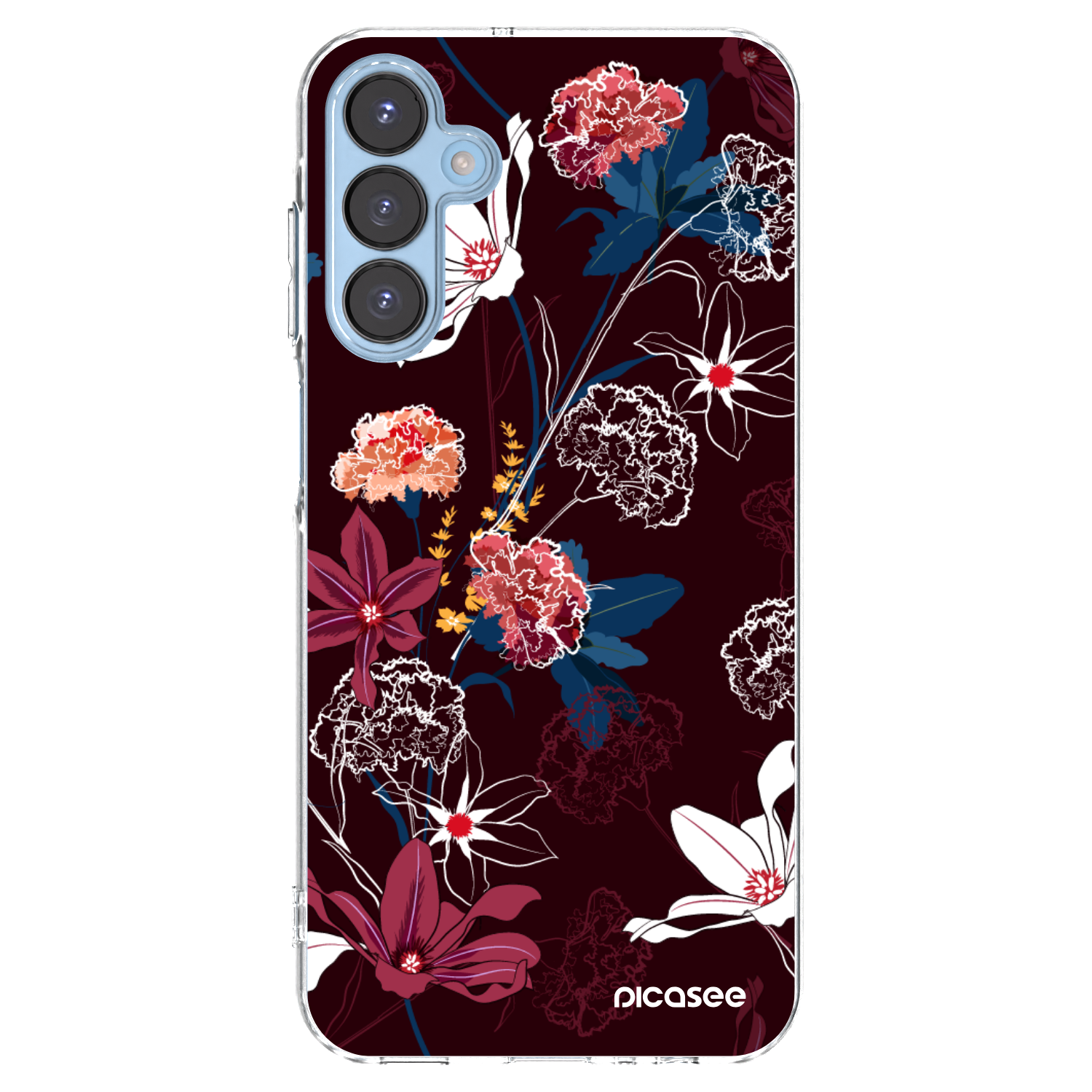 Picasee silikonska prozirna maskica za Samsung Galaxy A15 A156B 5G - Dark Meadow