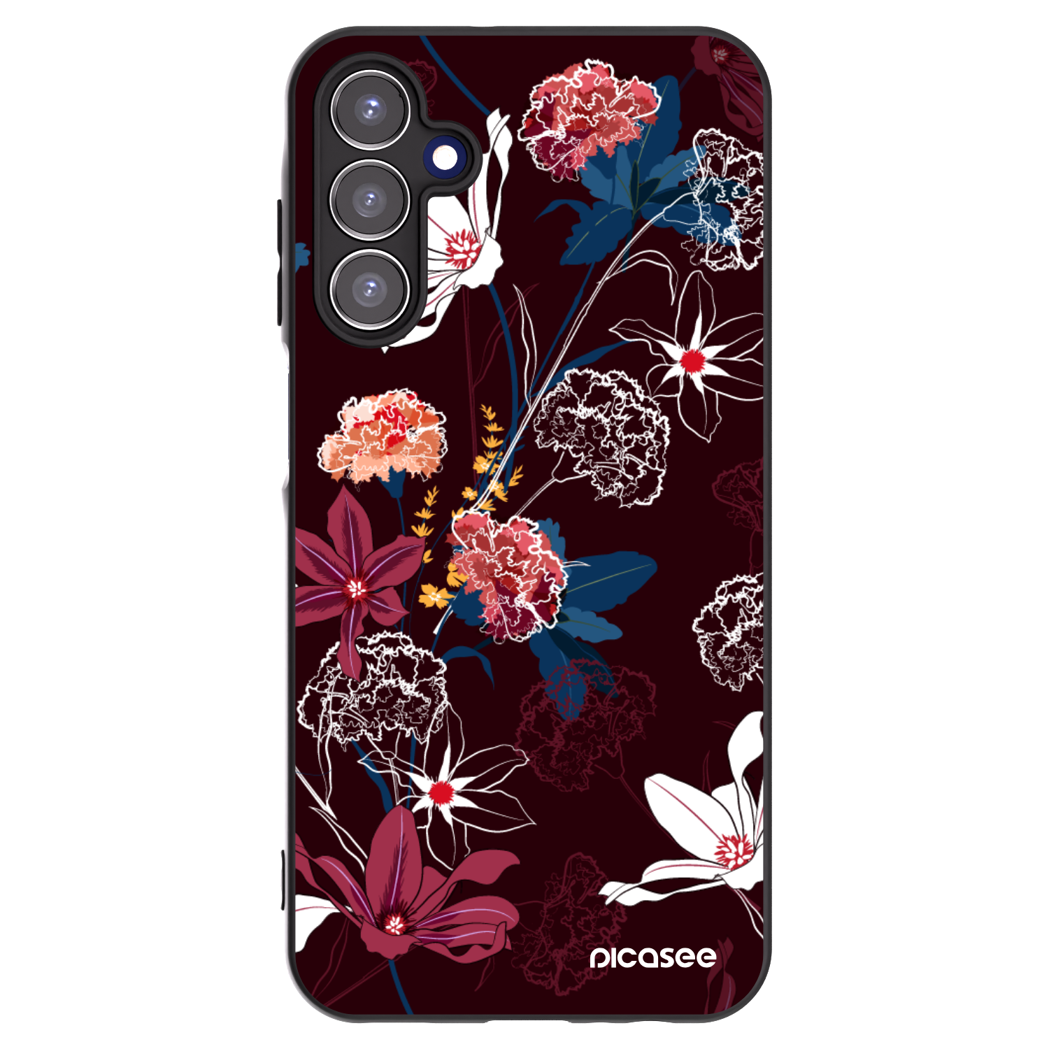 Picasee crna silikonska maskica za Samsung Galaxy A15 A155F 4G - Dark Meadow