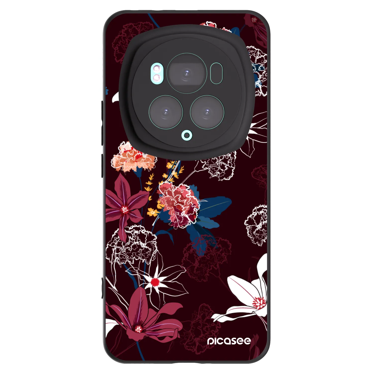 Picasee crna silikonska maskica za Honor Magic6 Pro - Dark Meadow
