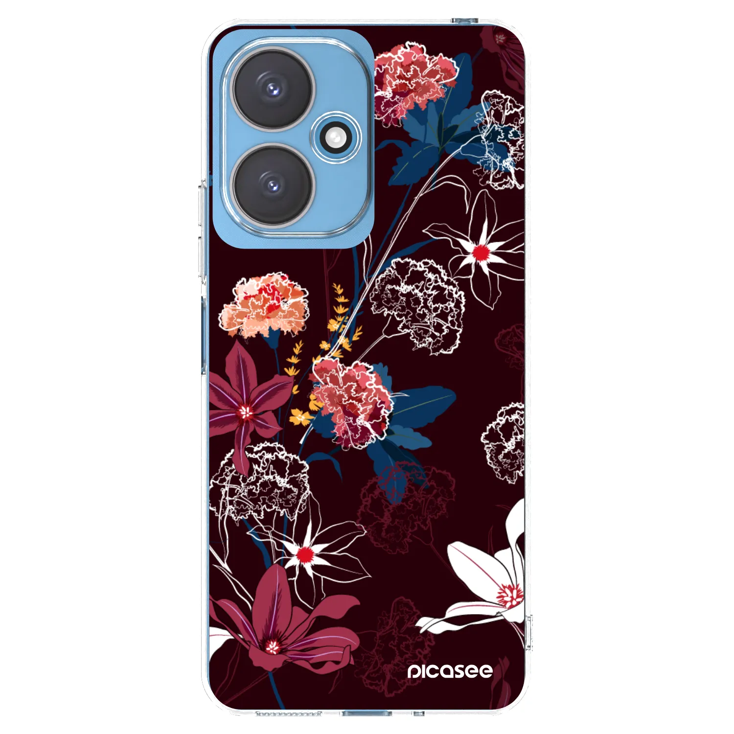 Picasee silikonska prozirna maskica za Xiaomi Redmi 13C 5G - Dark Meadow