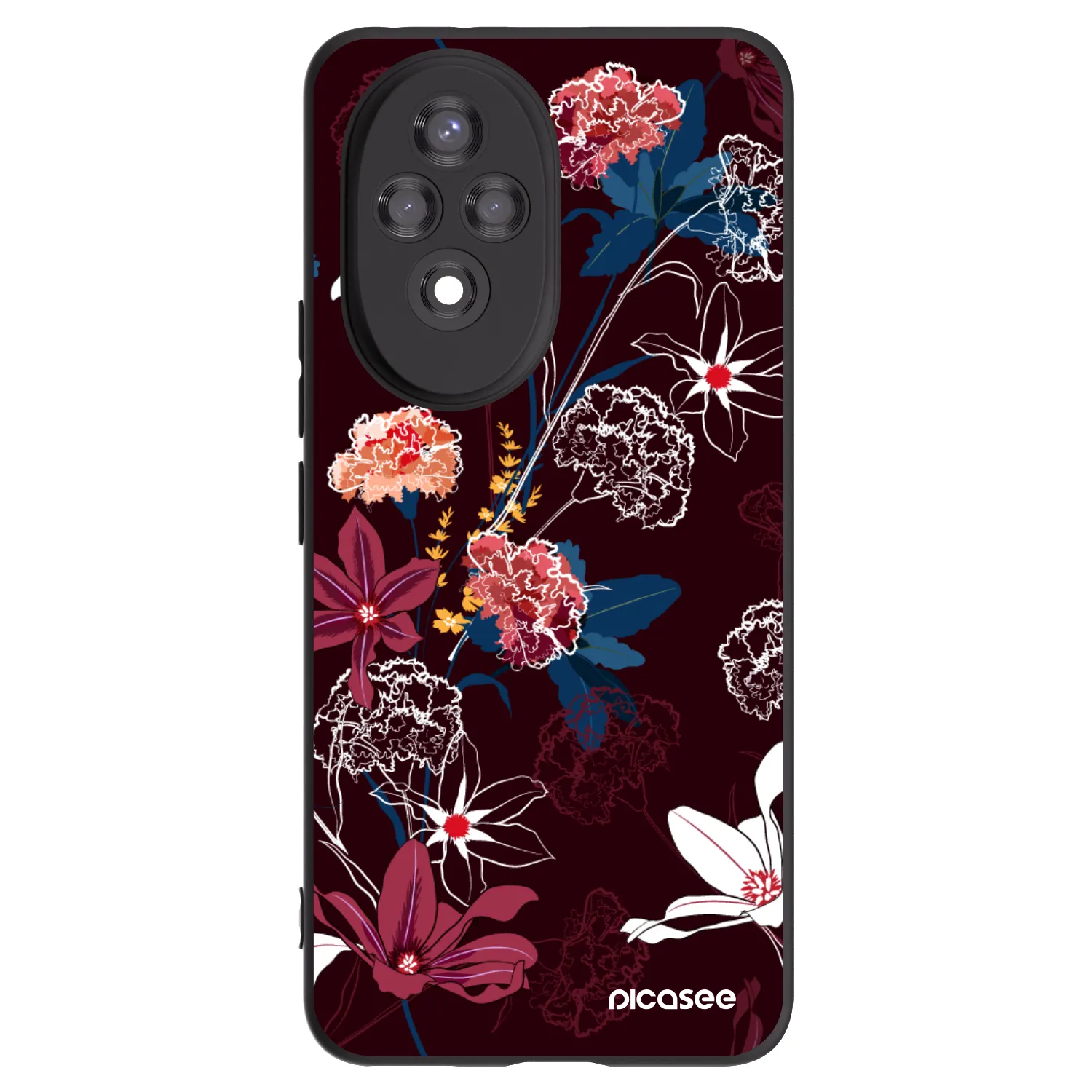 Picasee crna silikonska maskica za Honor 200 5G - Dark Meadow
