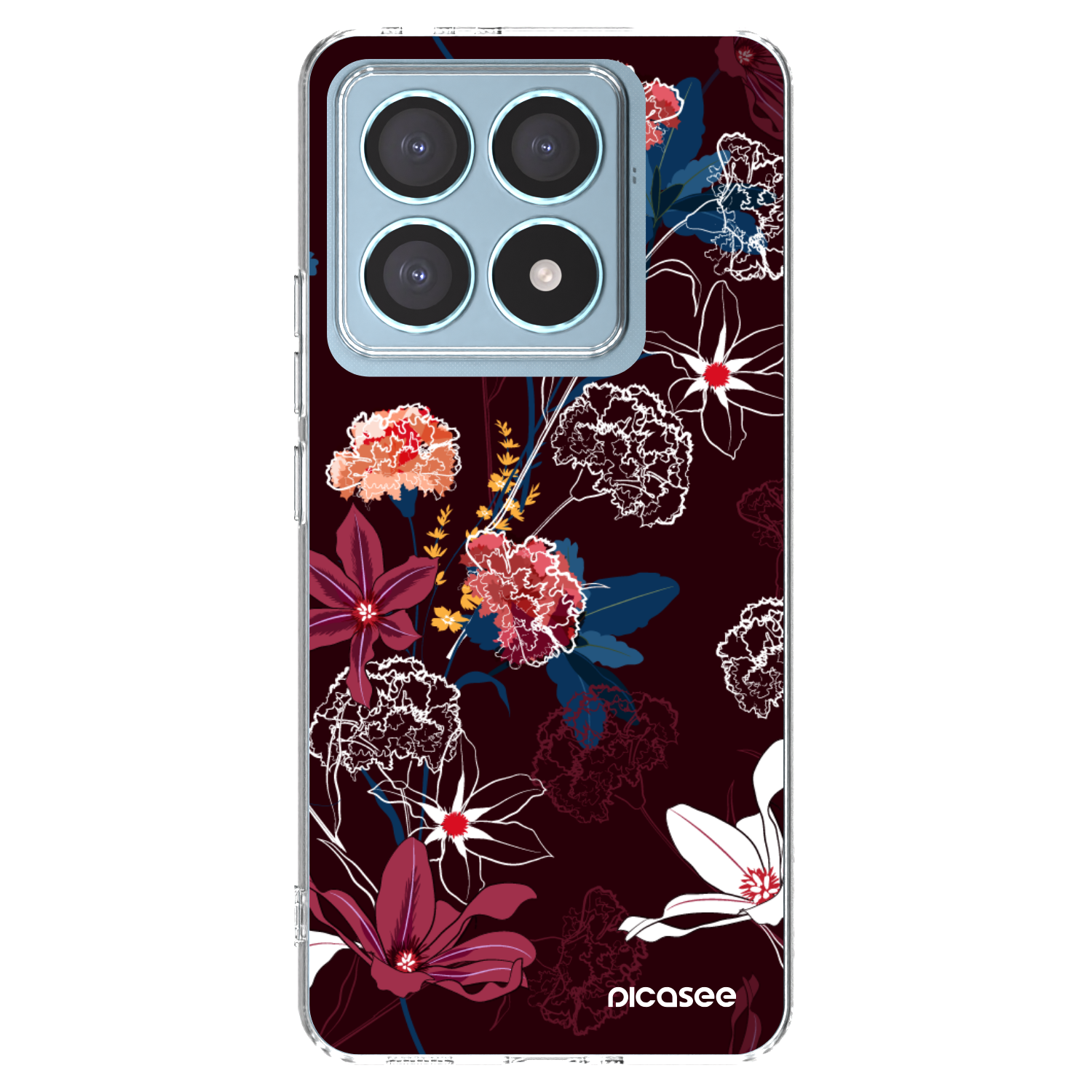 Picasee silikonska prozirna maskica za Xiaomi 14T Pro - Dark Meadow