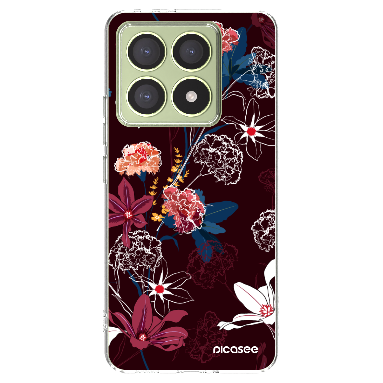 Picasee silikonska prozirna maskica za Xiaomi 14T - Dark Meadow