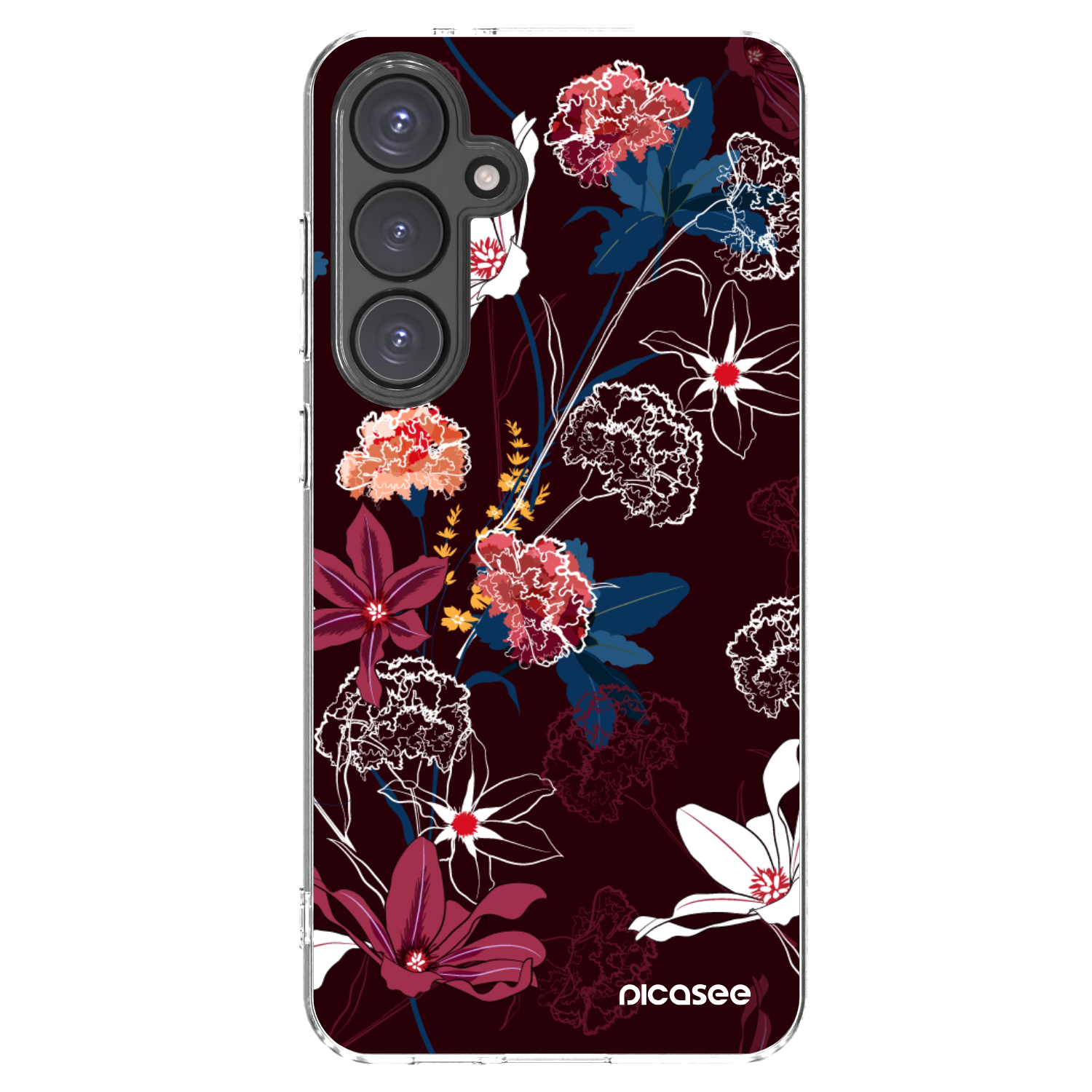 Picasee silikonska prozirna maskica za Samsung Galaxy S24 FE S721B - Dark Meadow