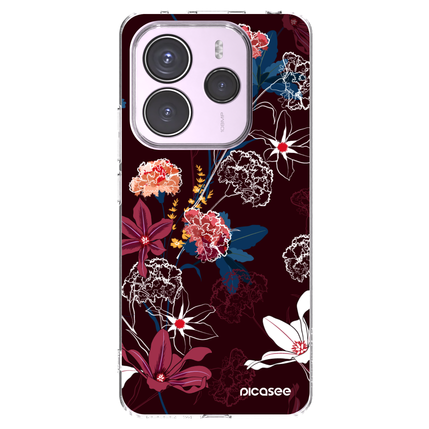 Picasee silikonska prozirna maskica za Xiaomi Redmi Note 14 5G - Dark Meadow