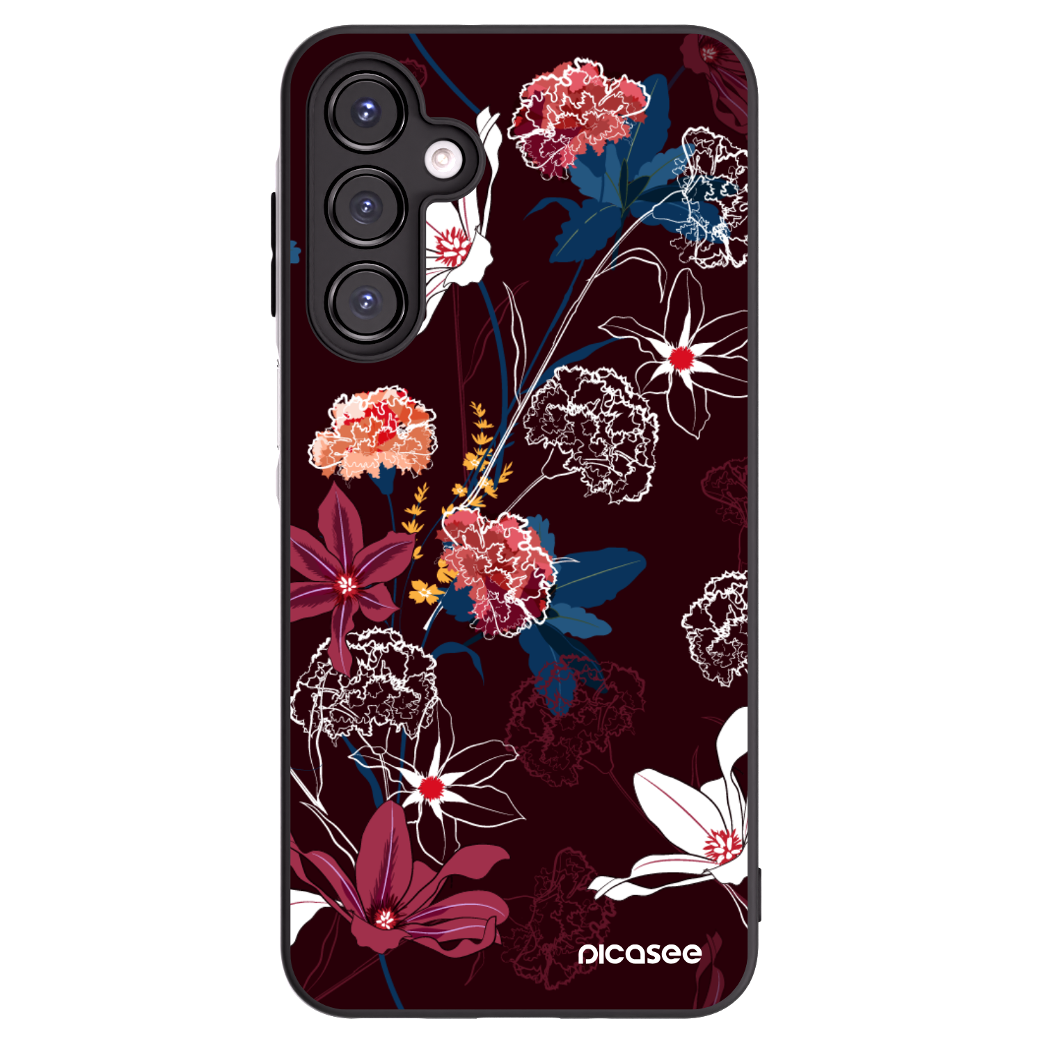 Picasee crna silikonska maskica za Samsung Galaxy A16 5G - Dark Meadow