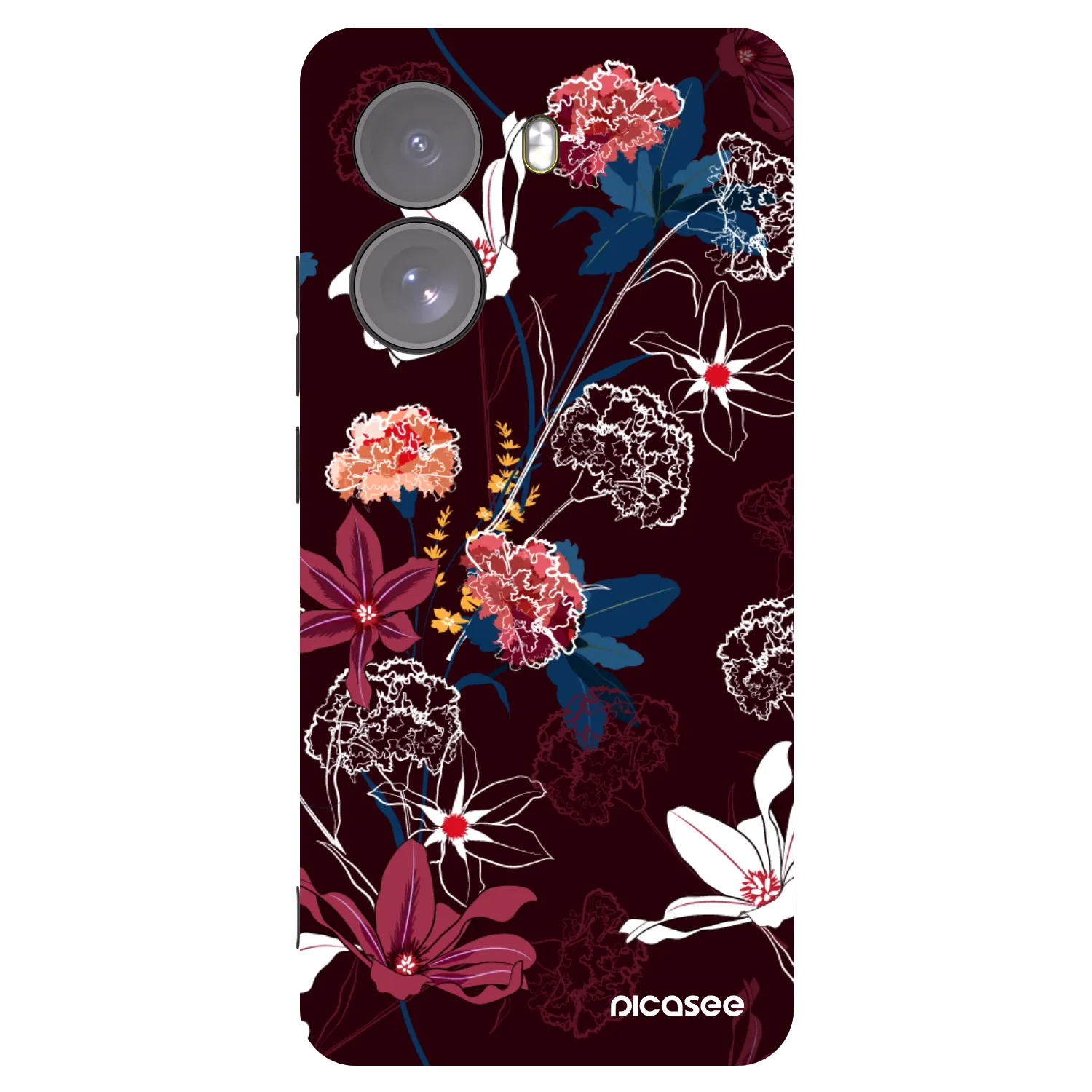 Picasee crna silikonska maskica za Xiaomi Poco X7 - Dark Meadow
