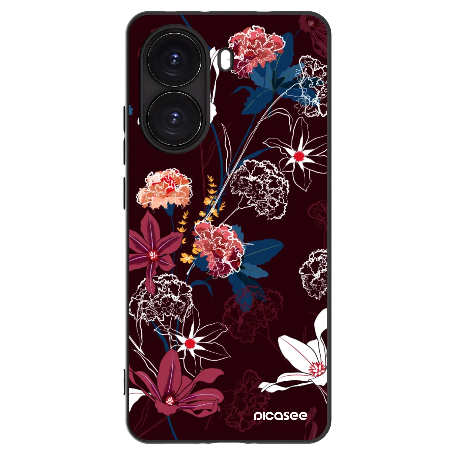 Picasee crna silikonska maskica za Xiaomi Poco X7 Pro 5G - Dark Meadow