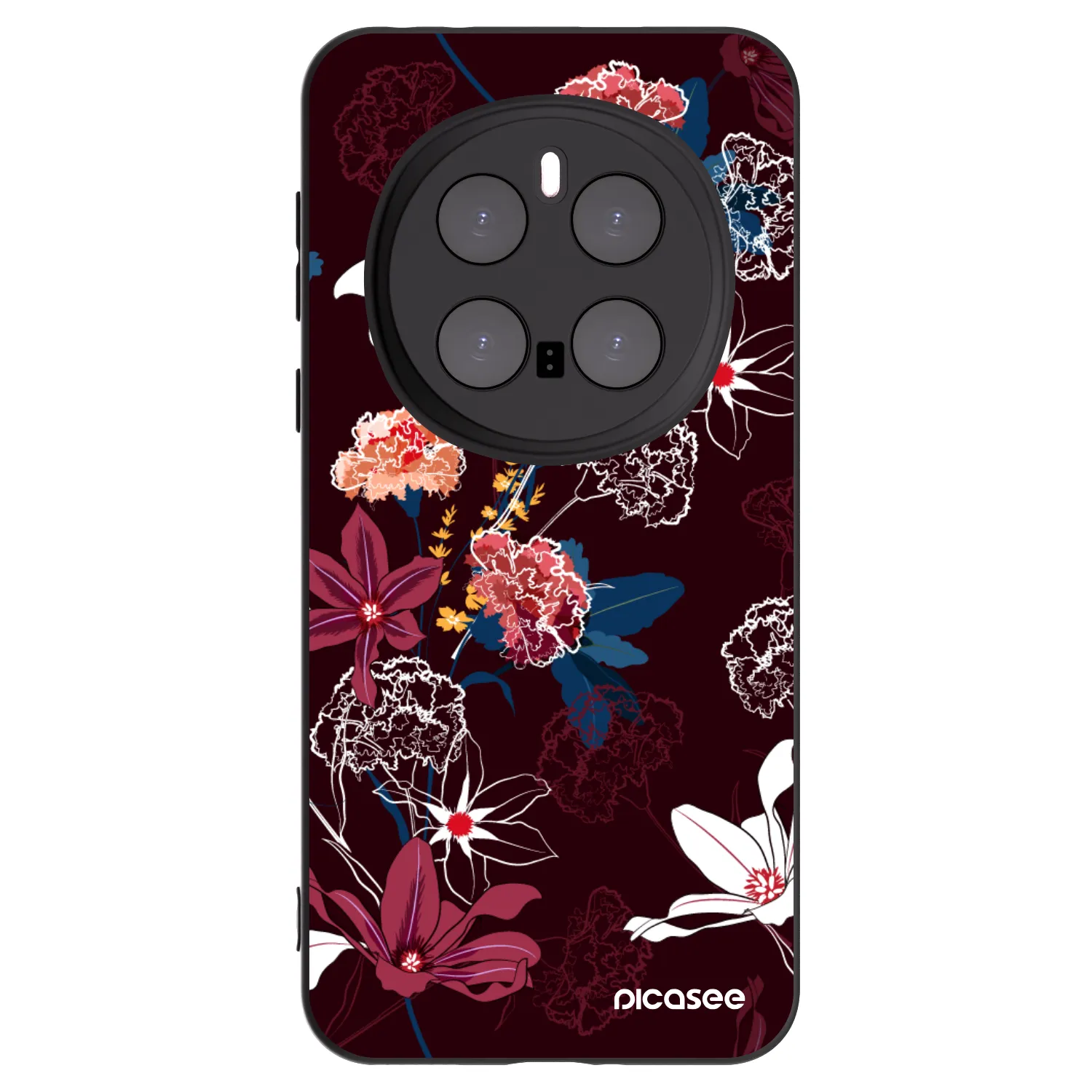 Picasee crna silikonska maskica za Honor Magic7 Pro 5G - Dark Meadow