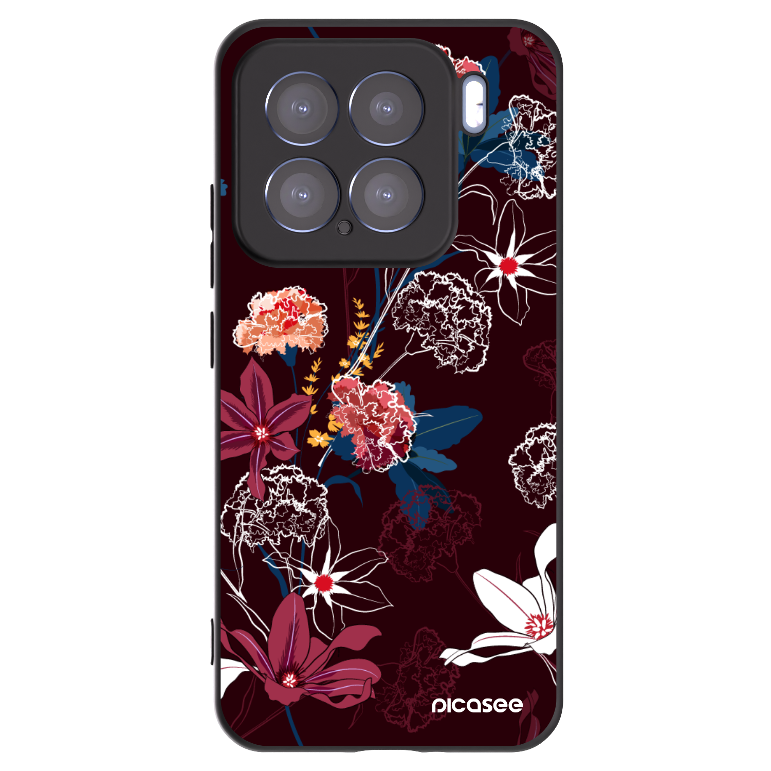Picasee crna silikonska maskica za Xiaomi 15 - Dark Meadow