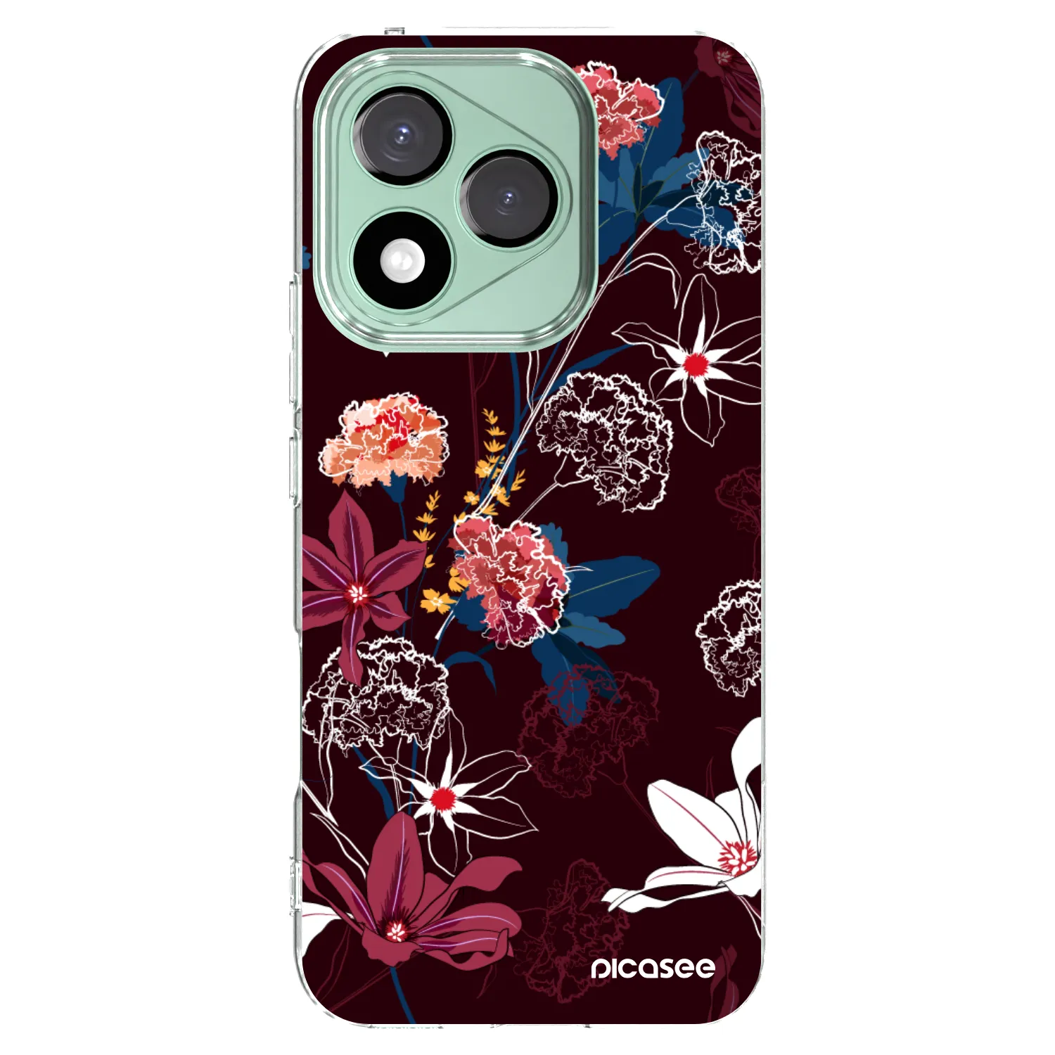 Picasee silikonska prozirna maskica za Honor 400 Lite 5G - Dark Meadow