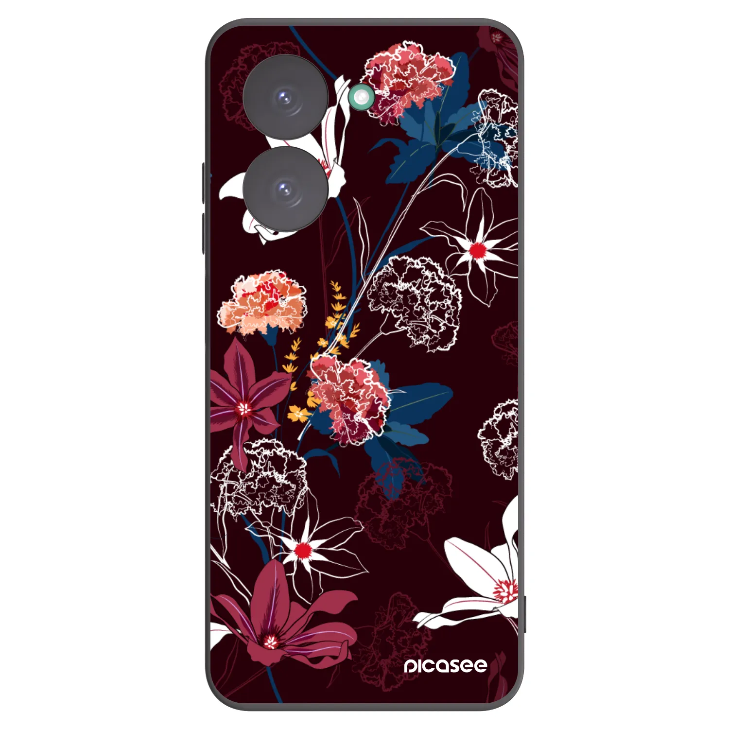 Picasee crna silikonska maskica za Xiaomi Redmi A5 - Dark Meadow